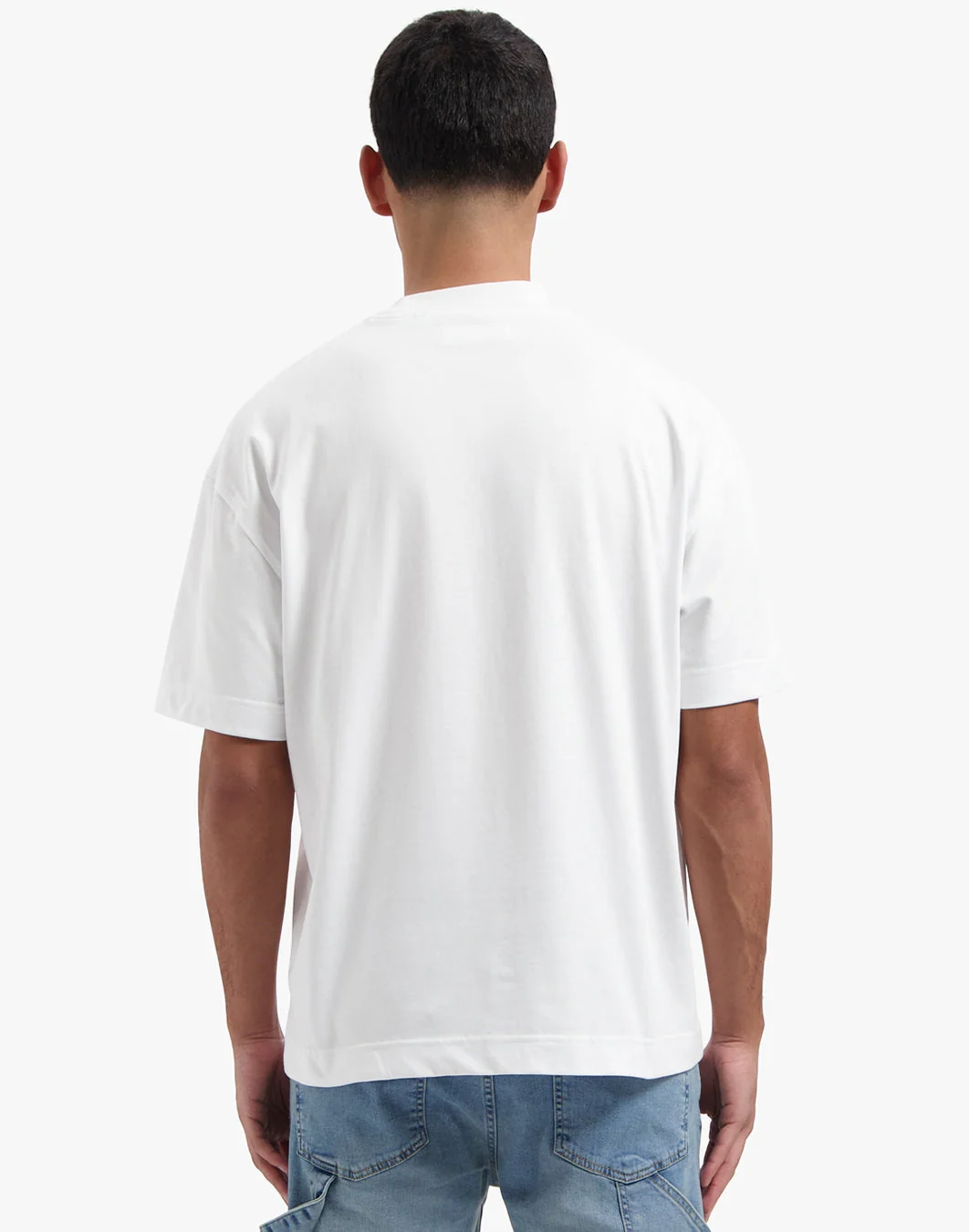CROYEZ OVERSIZED FUNDAMENTAL T-SHIRT | WHITE - Image 4