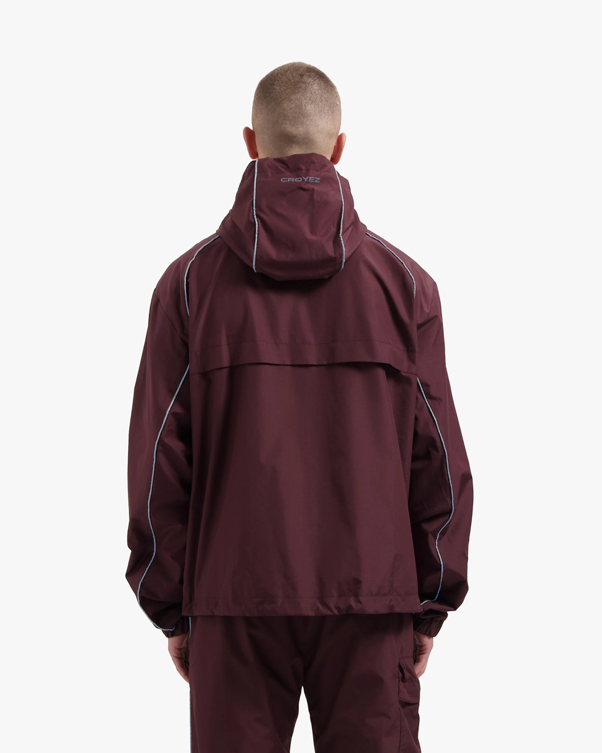 Croyez Parachute Ripstop Jacket | Burgundy - Image 4