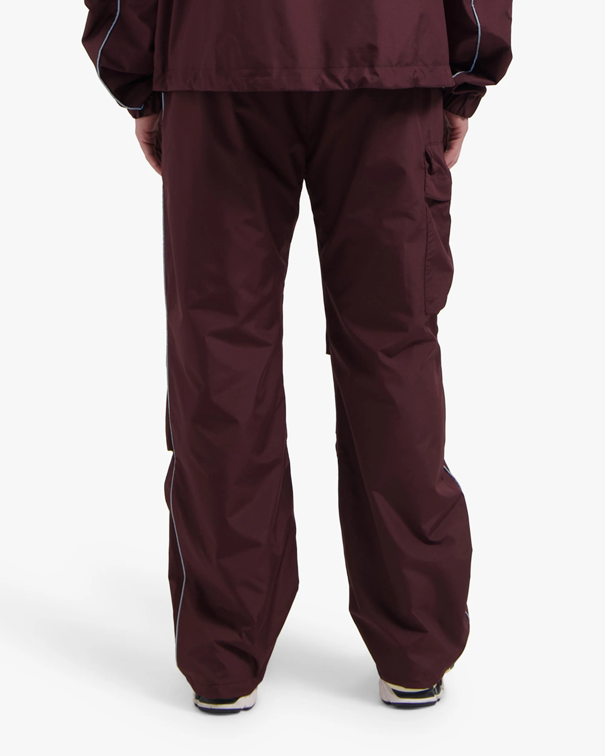 Croyez Parachute Ripstop Pants | Burgundy - Image 4