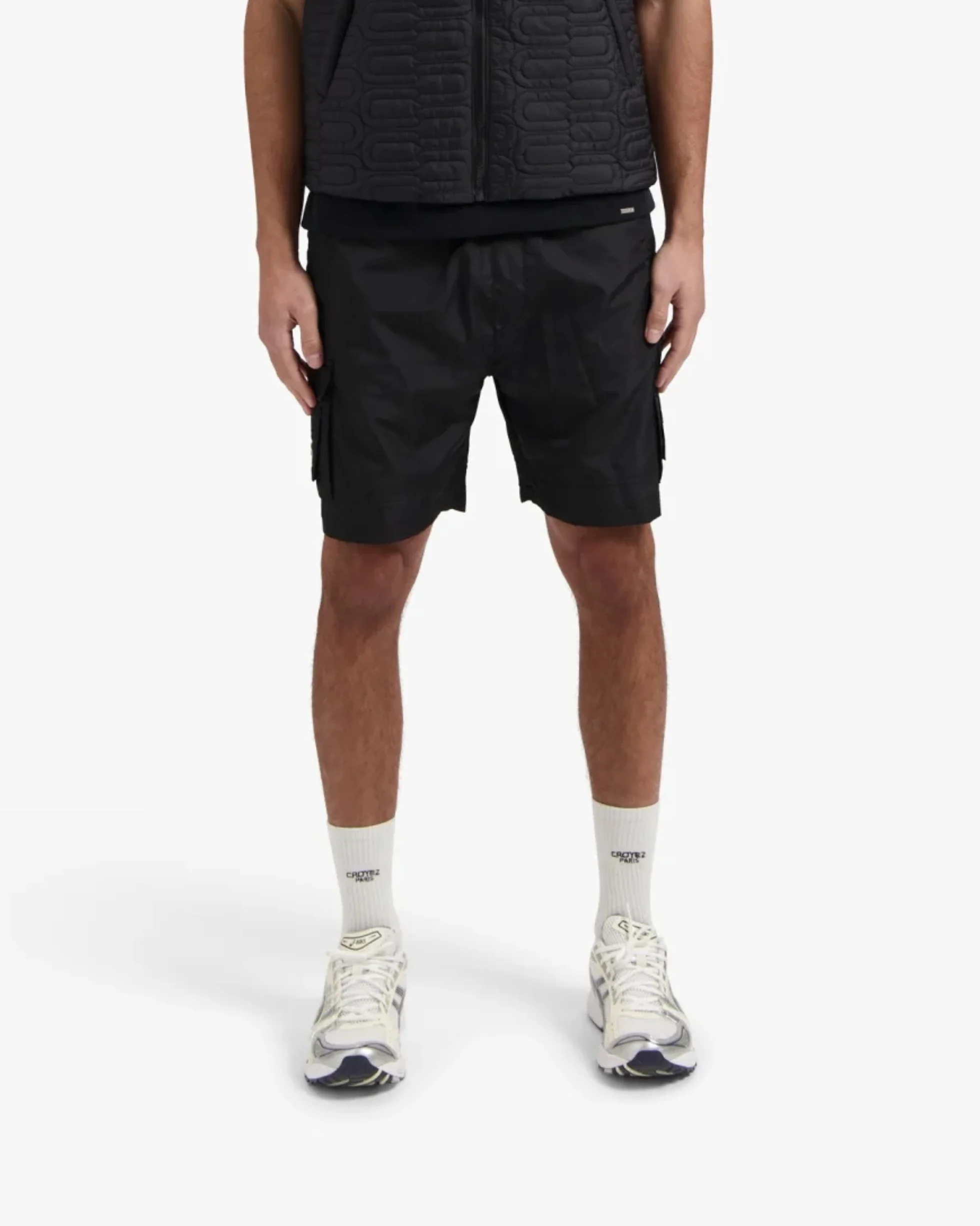 CROYEZ PARACHUTE RIPSTOP SHORTS | BLACK - Image 3