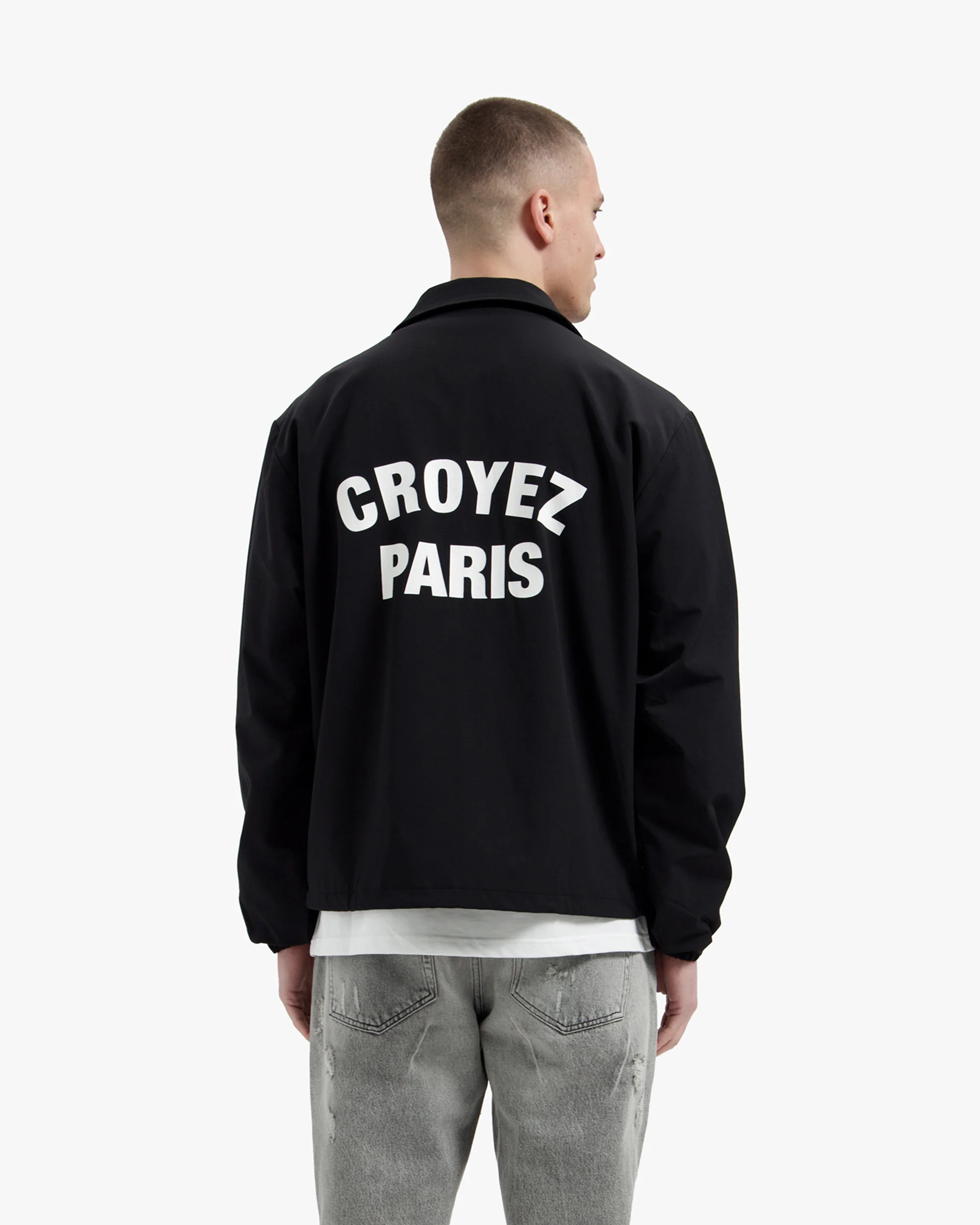 Croyez Paris Coach Jacket | Black - Image 4
