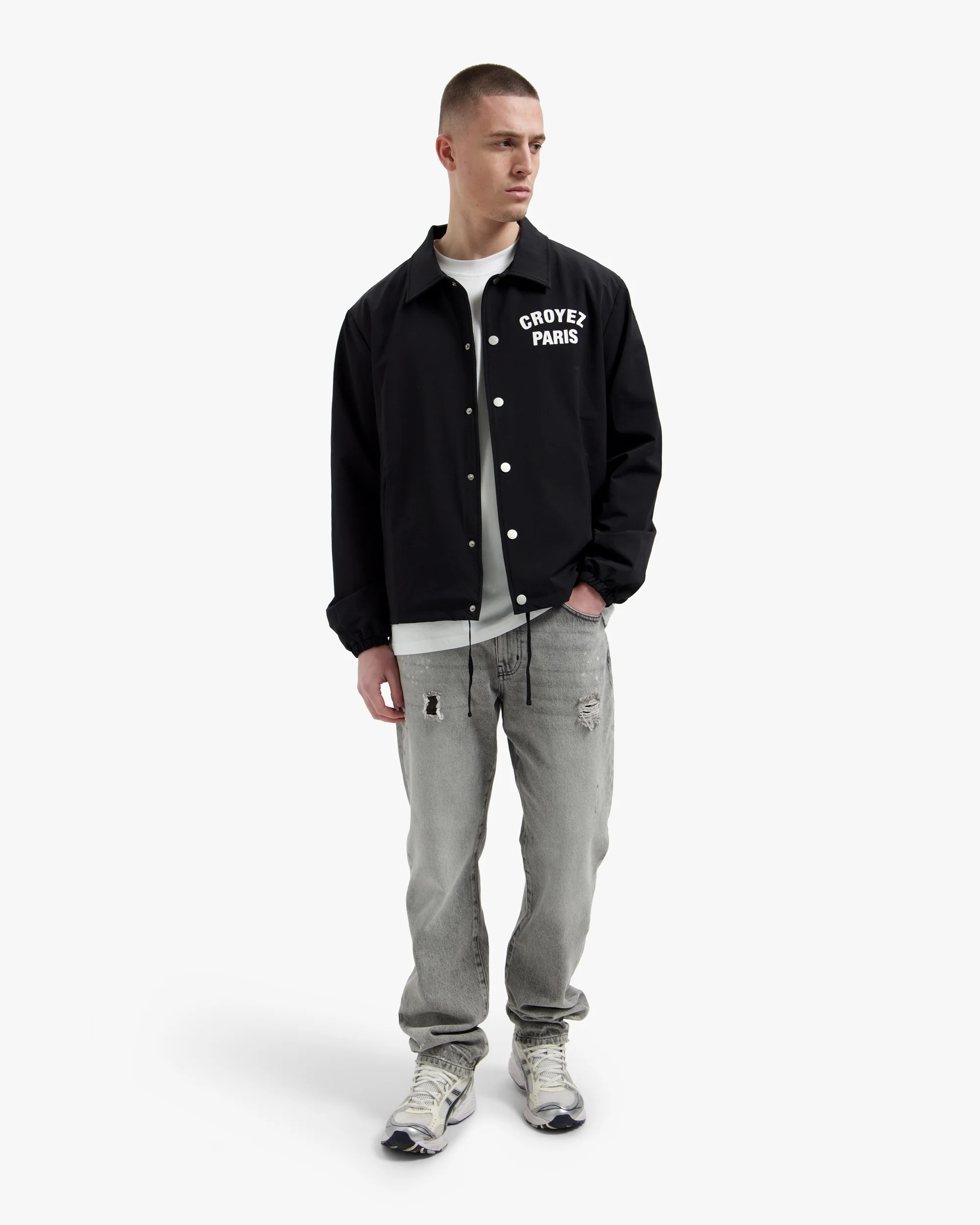 Croyez Paris Coach Jacket | Black - Image 5