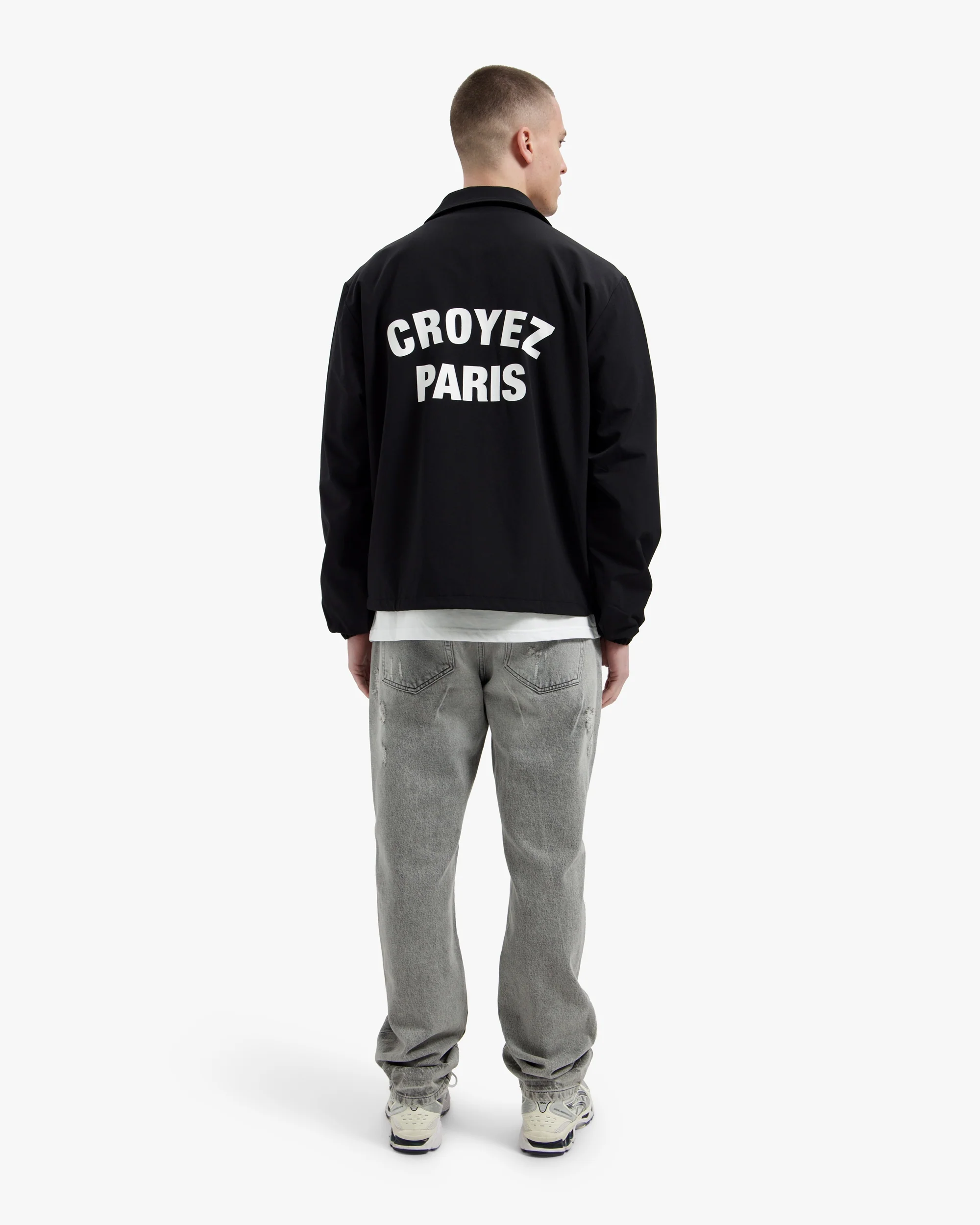 Croyez Paris Coach Jacket | Black - Image 6