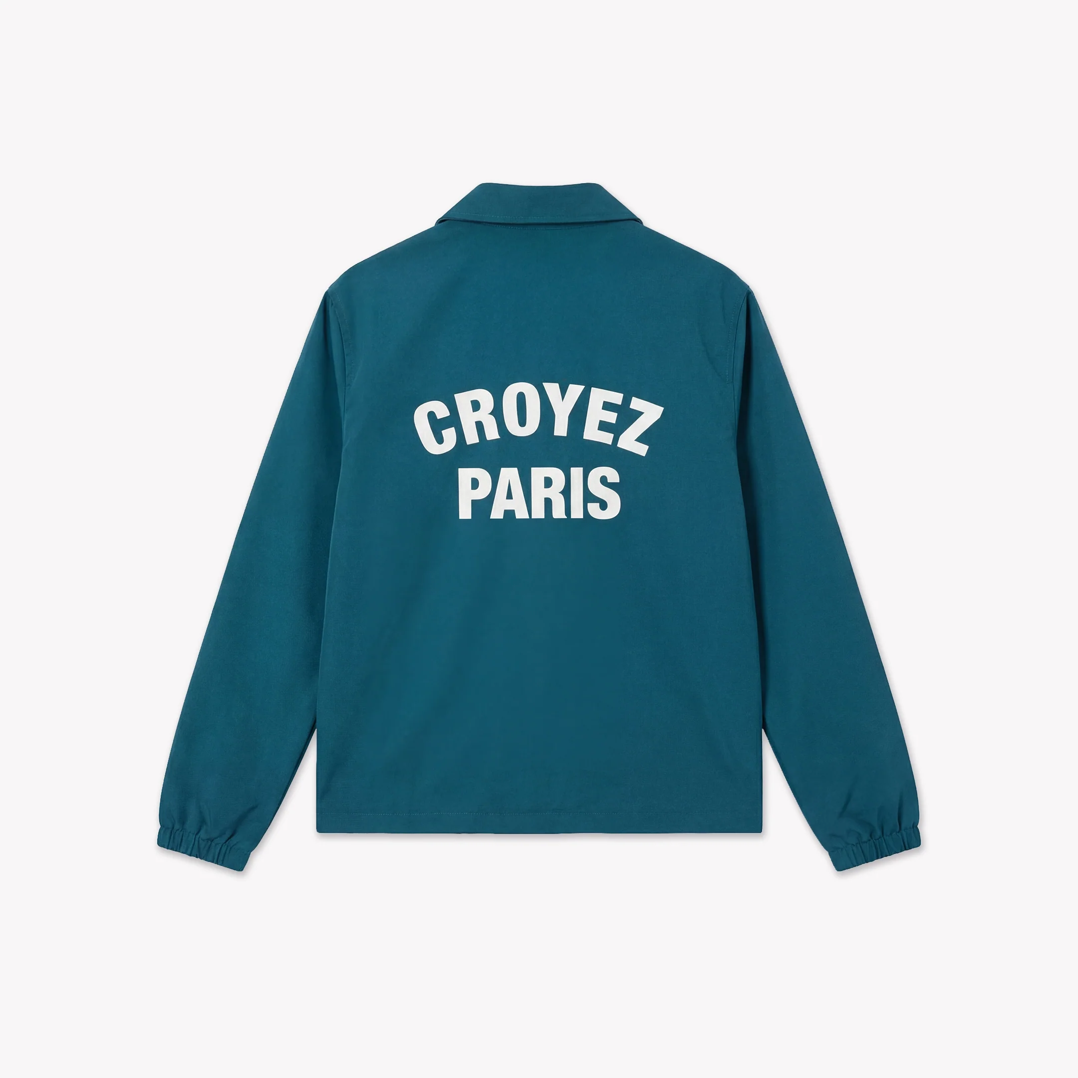 Croyez Paris Coach Jacket | Dark Teal - Image 2