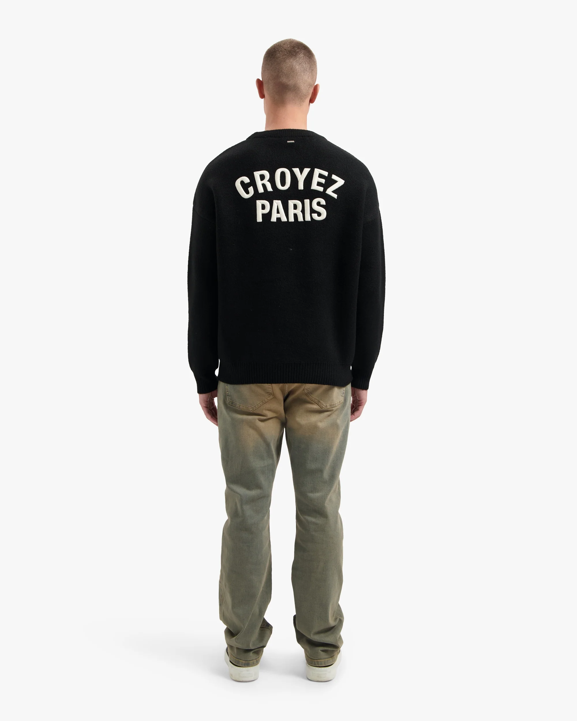 CROYEZ PARIS KNIT SWEATER | BLACK - Image 6