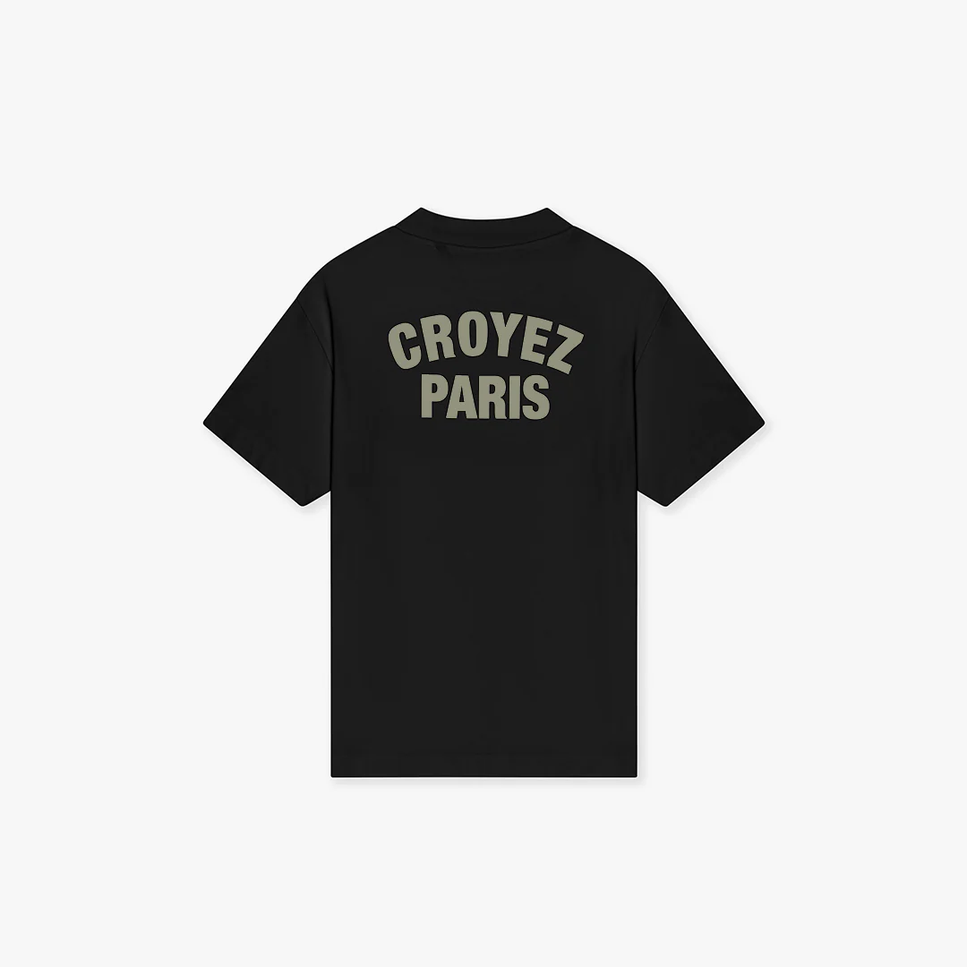CROYEZ PARIS T-SHIRT | BLACK - Image 2