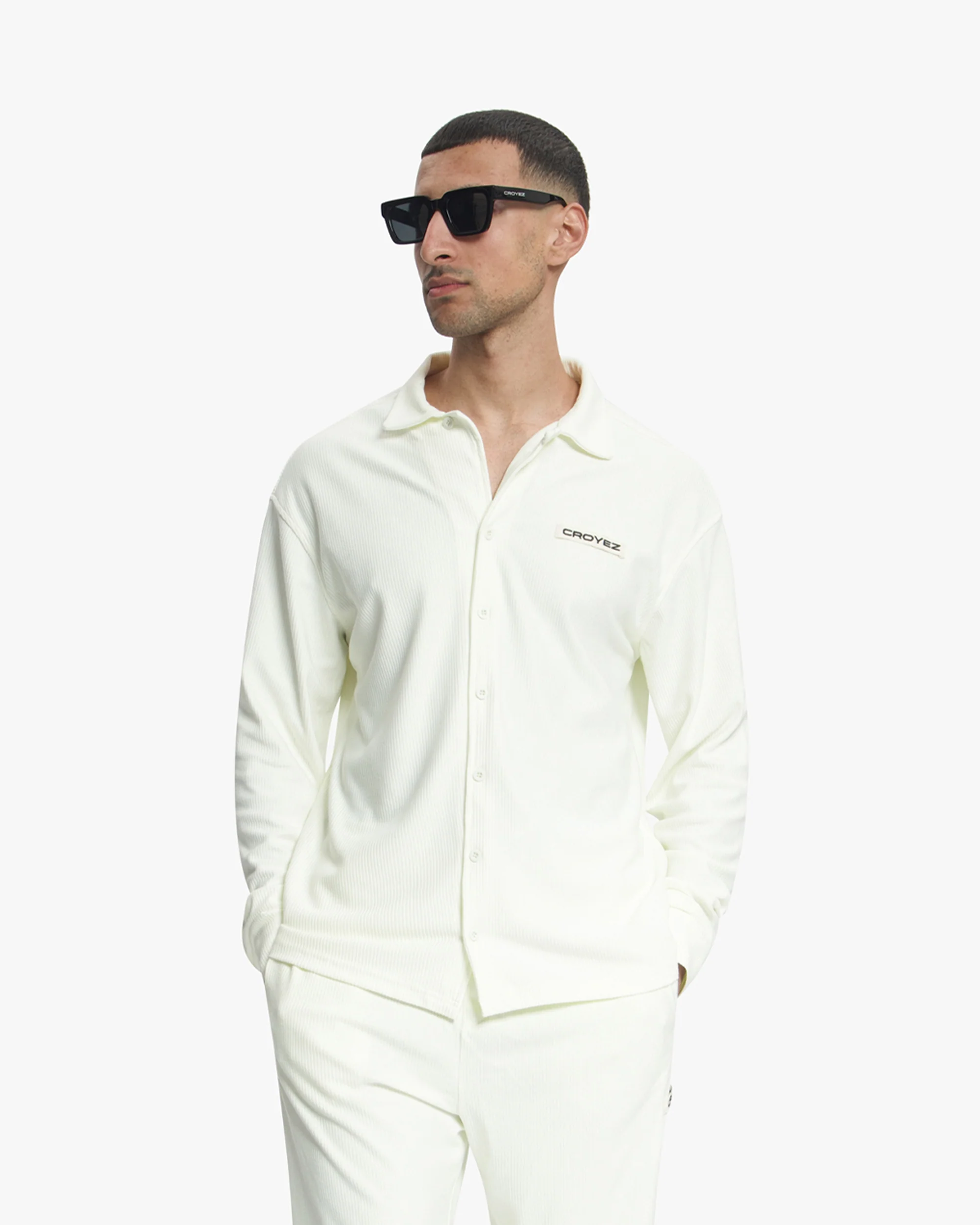 Croyez Plisse Longsleeve Shirt | Off-White - Image 3