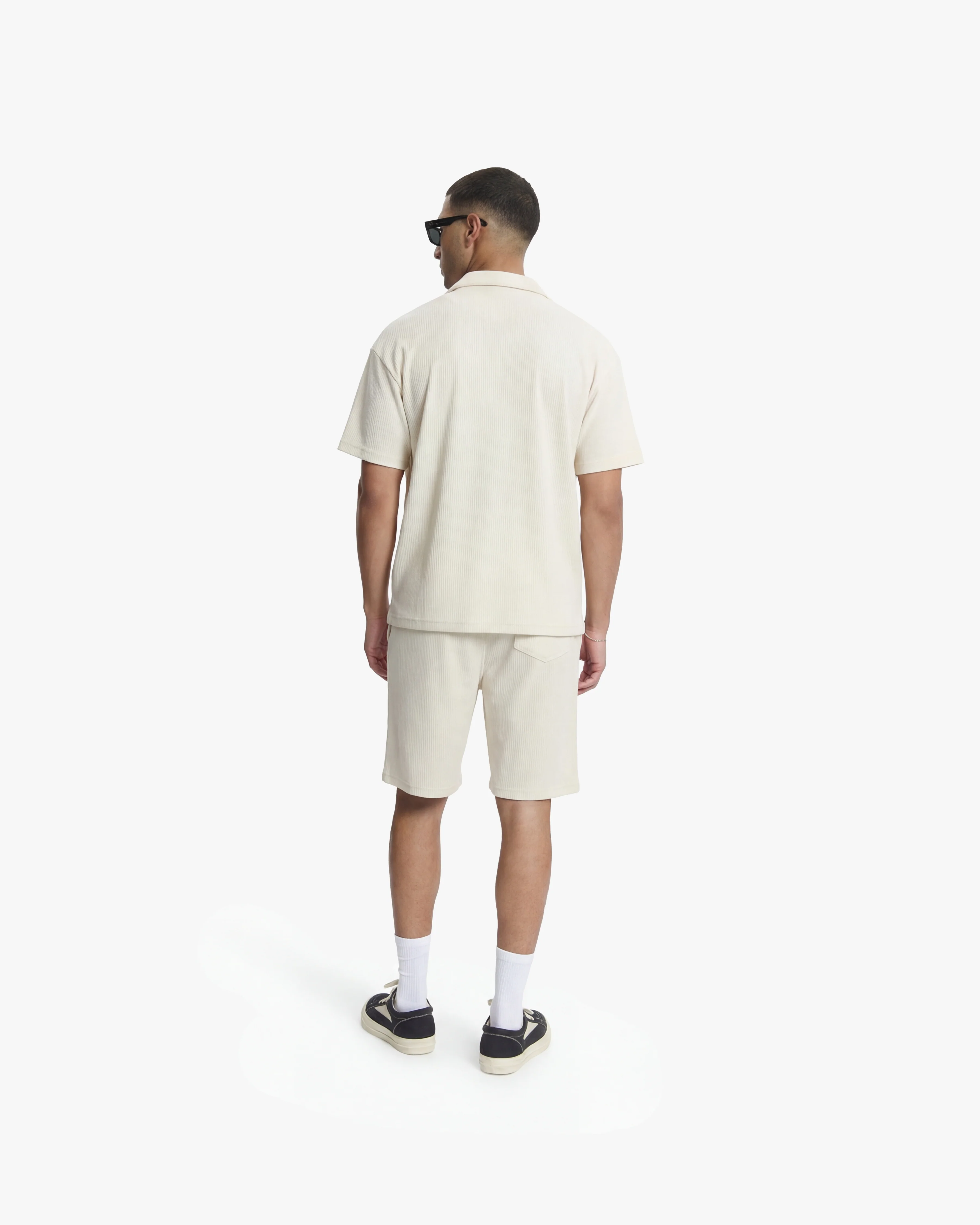 Croyez Plisse Shirt | Off-White - Image 6