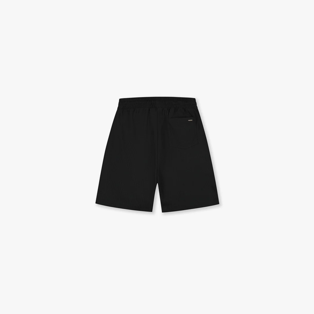Croyez Plisse Shorts | Black - Image 2