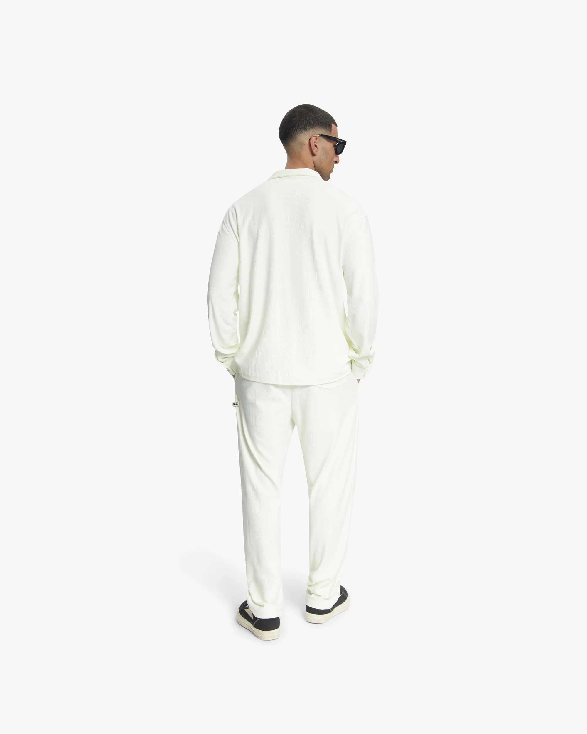 Croyez Plisse Straight Leg Pants | Off-White - Image 6