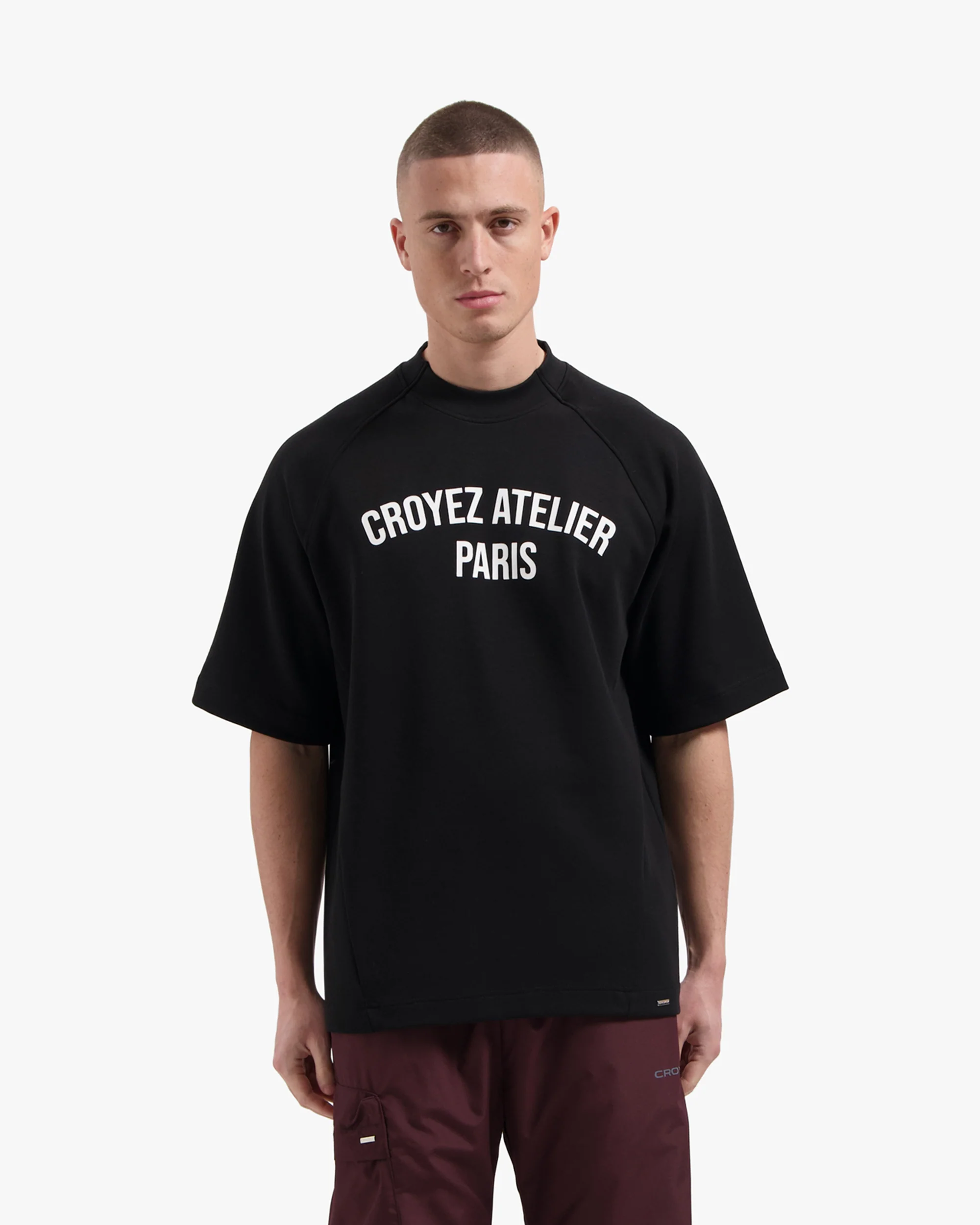 Croyez Raglan T-Shirt | Black - Image 3