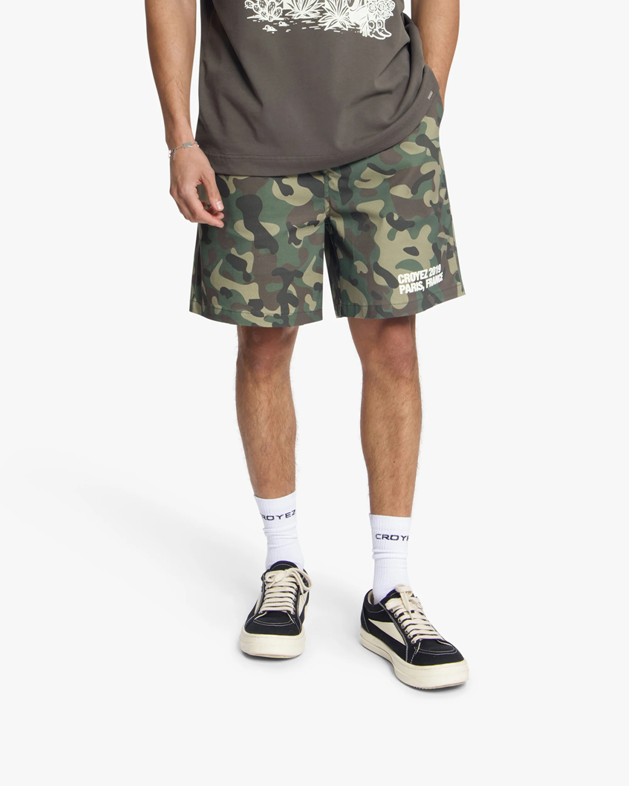 Croyez Relaxed Camo Shorts | Camo - Image 3