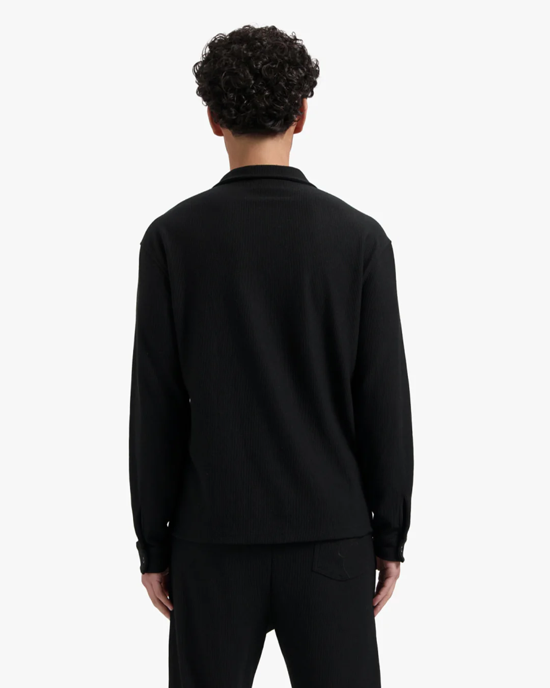Croyez Ribbed Longsleeve Set | Black - Image 6