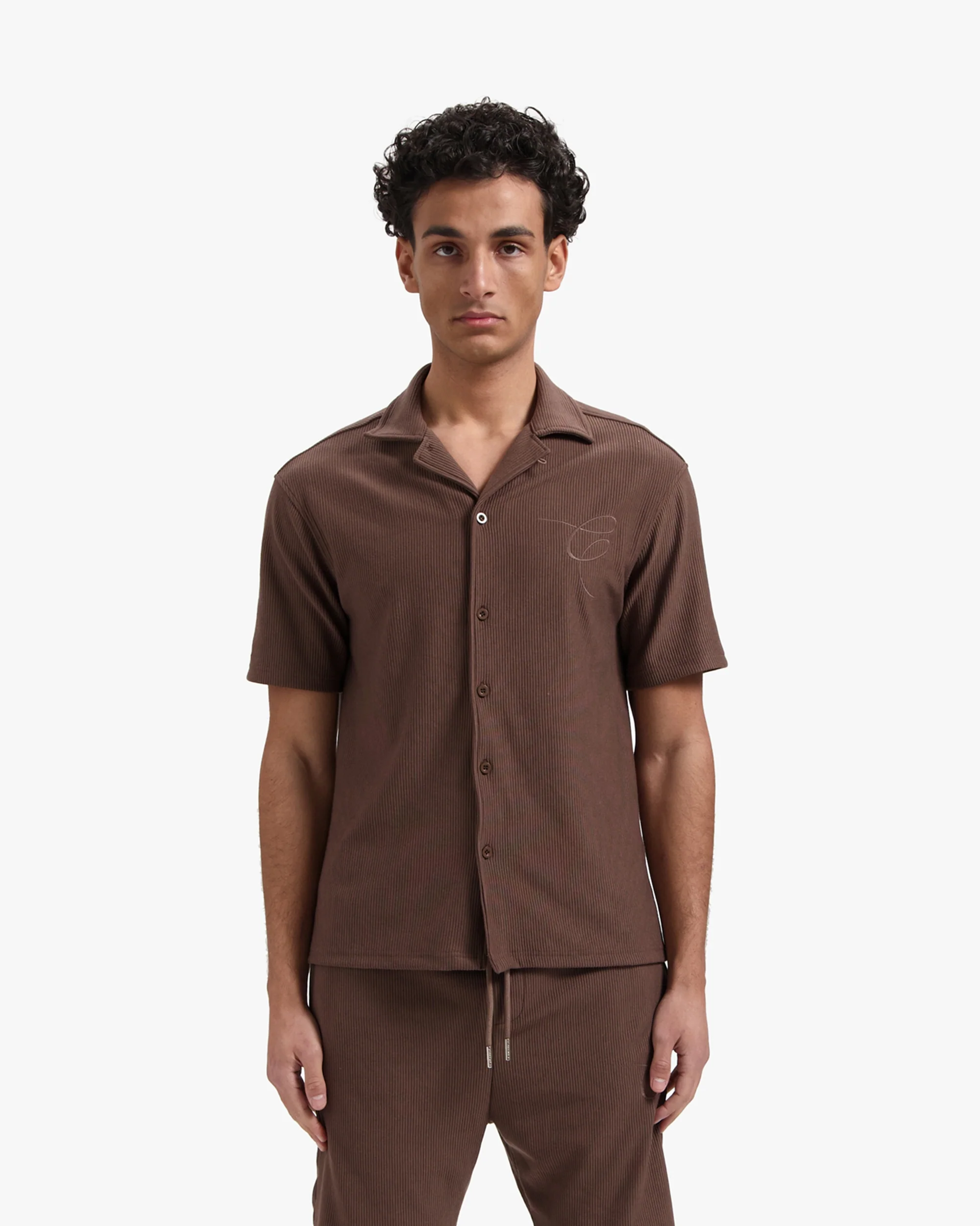 Croyez Ribbed Set | Brown - Image 5