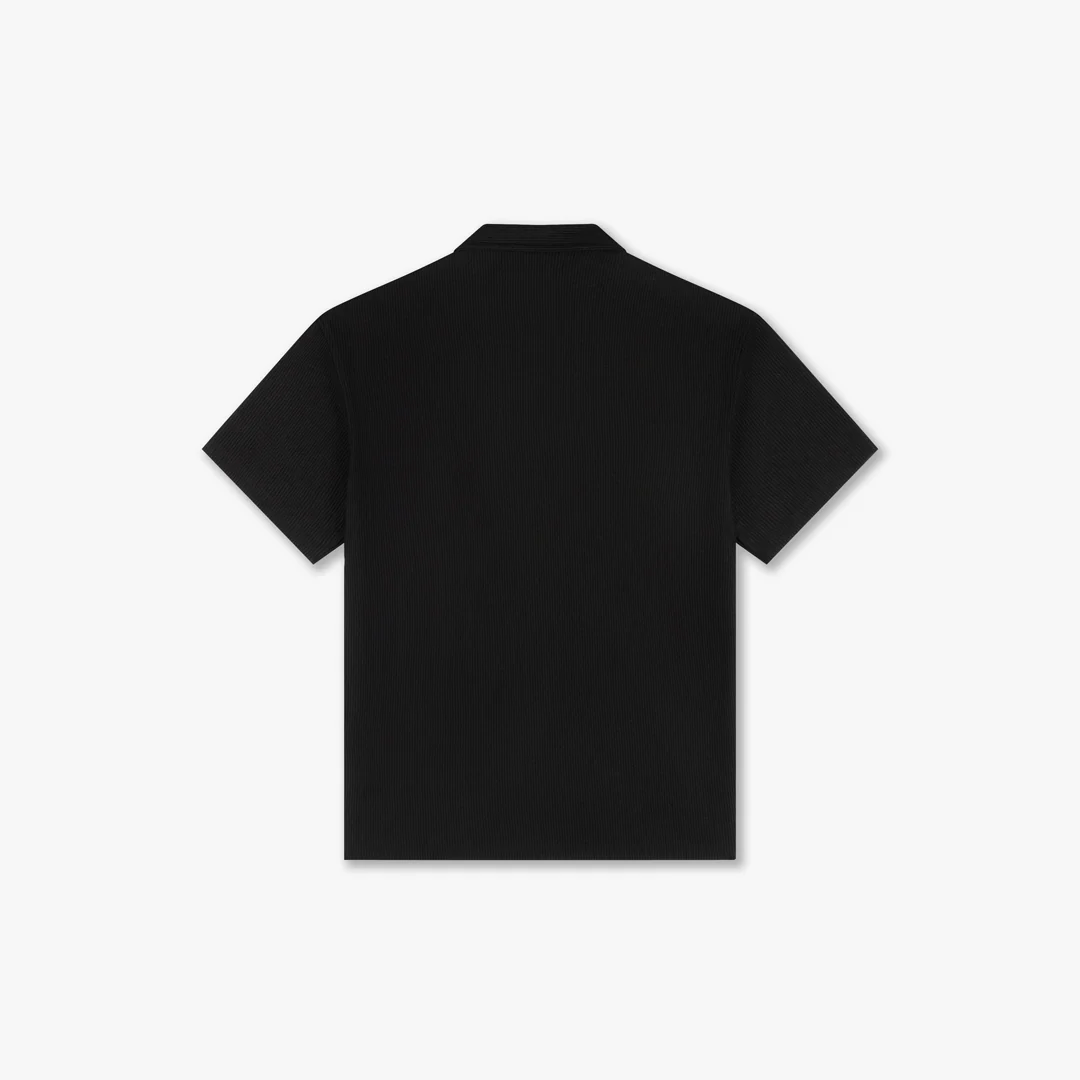 CROYEZ RIBBED SHIRT | BLACK - Image 2