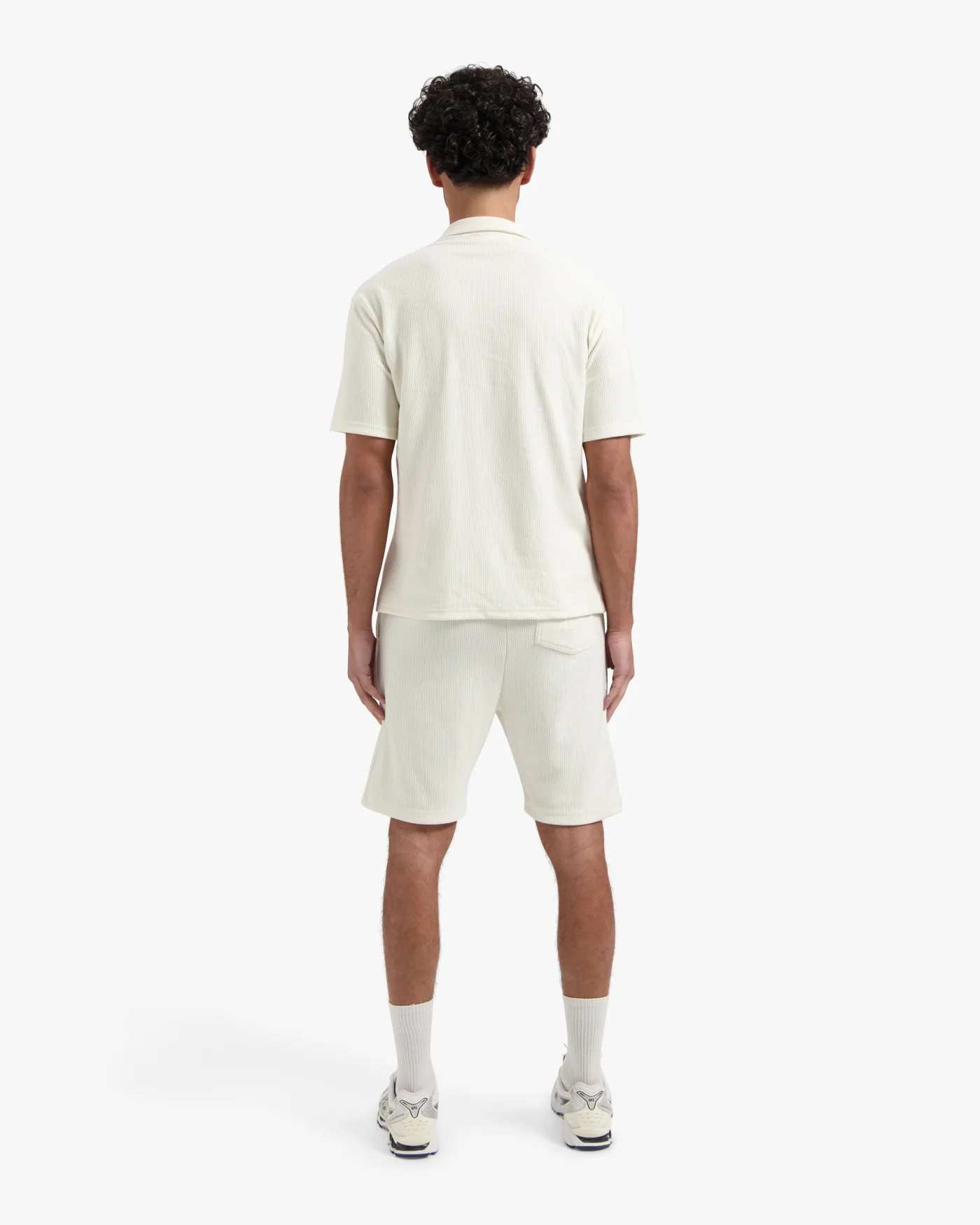 CROYEZ RIBBED SHORTS | OFF-WHITE - Image 6