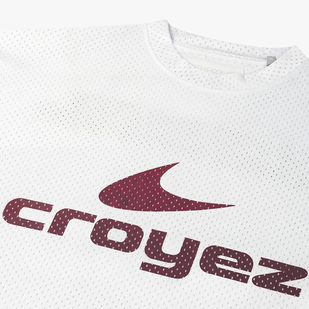 Croyez Service Dept Longsleeve | Off-White/Cherry - Image 7