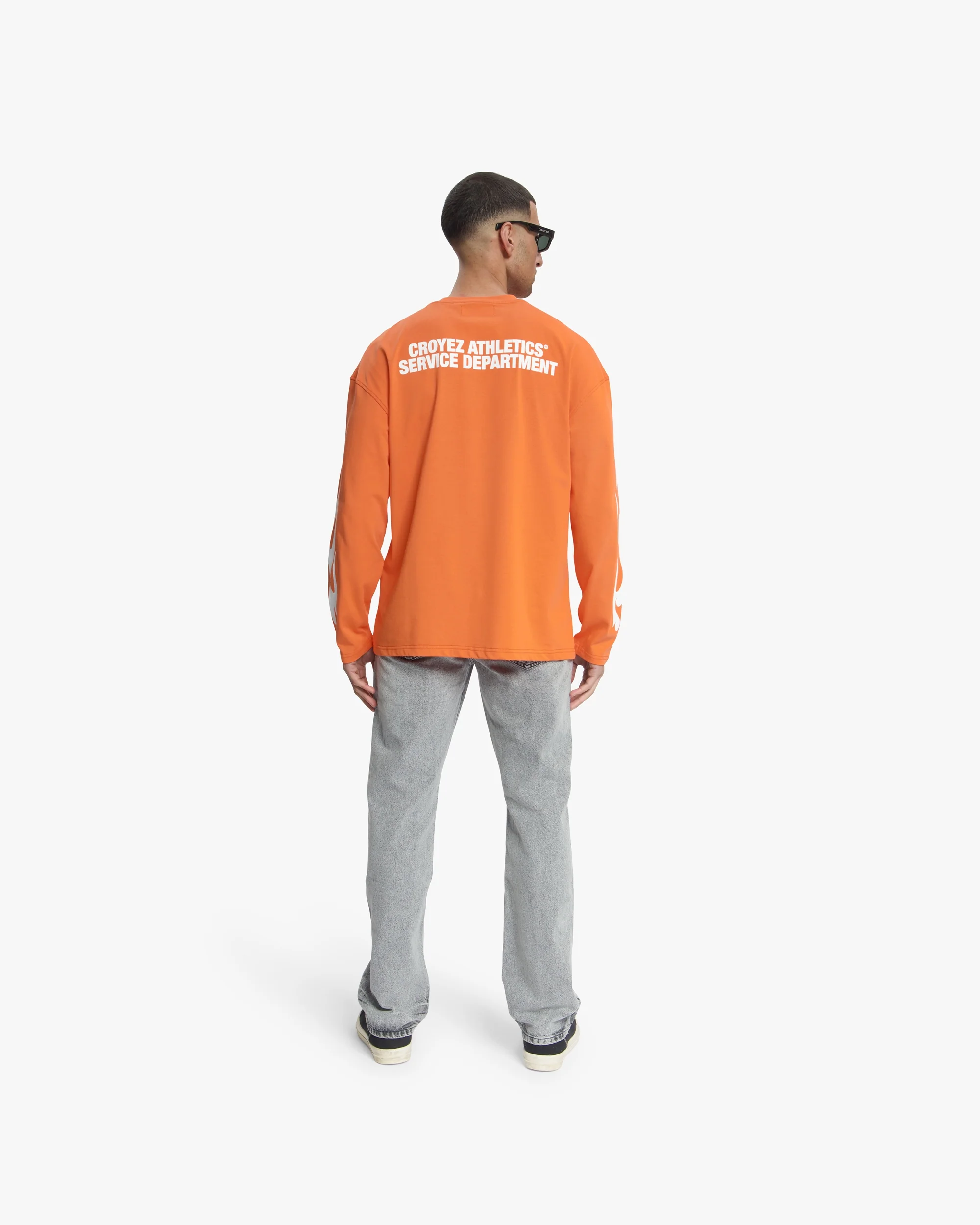 Croyez Service Dept Longsleeve | Orange - Image 6