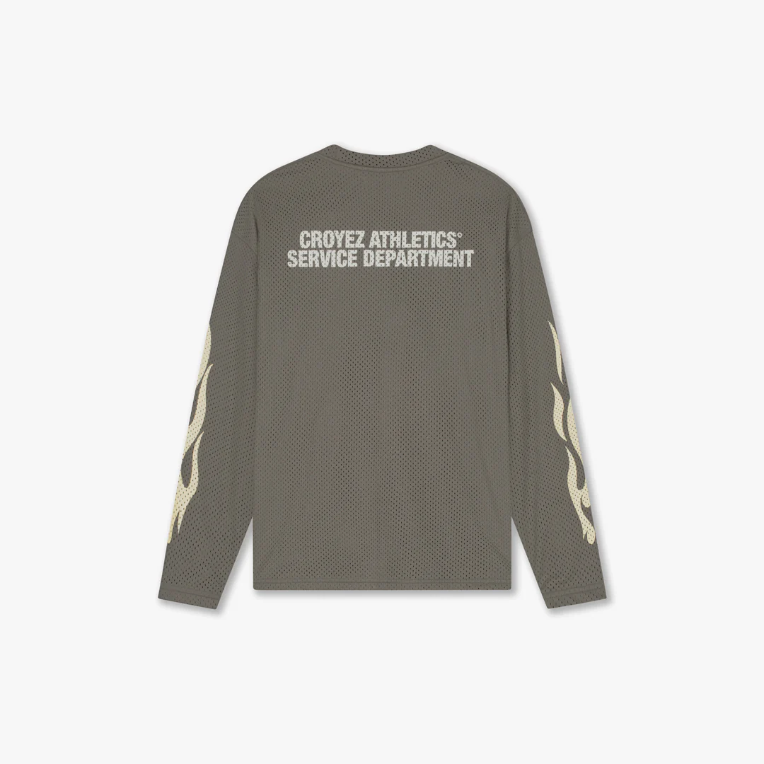 Croyez Service Dept Longsleeve | Washed Brown - Image 2