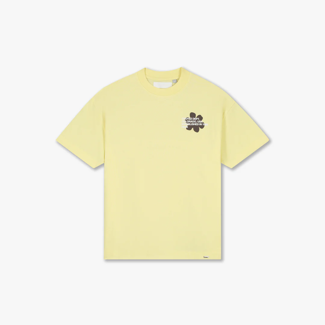 Croyez Silhouette T-Shirt | Butter Yellow