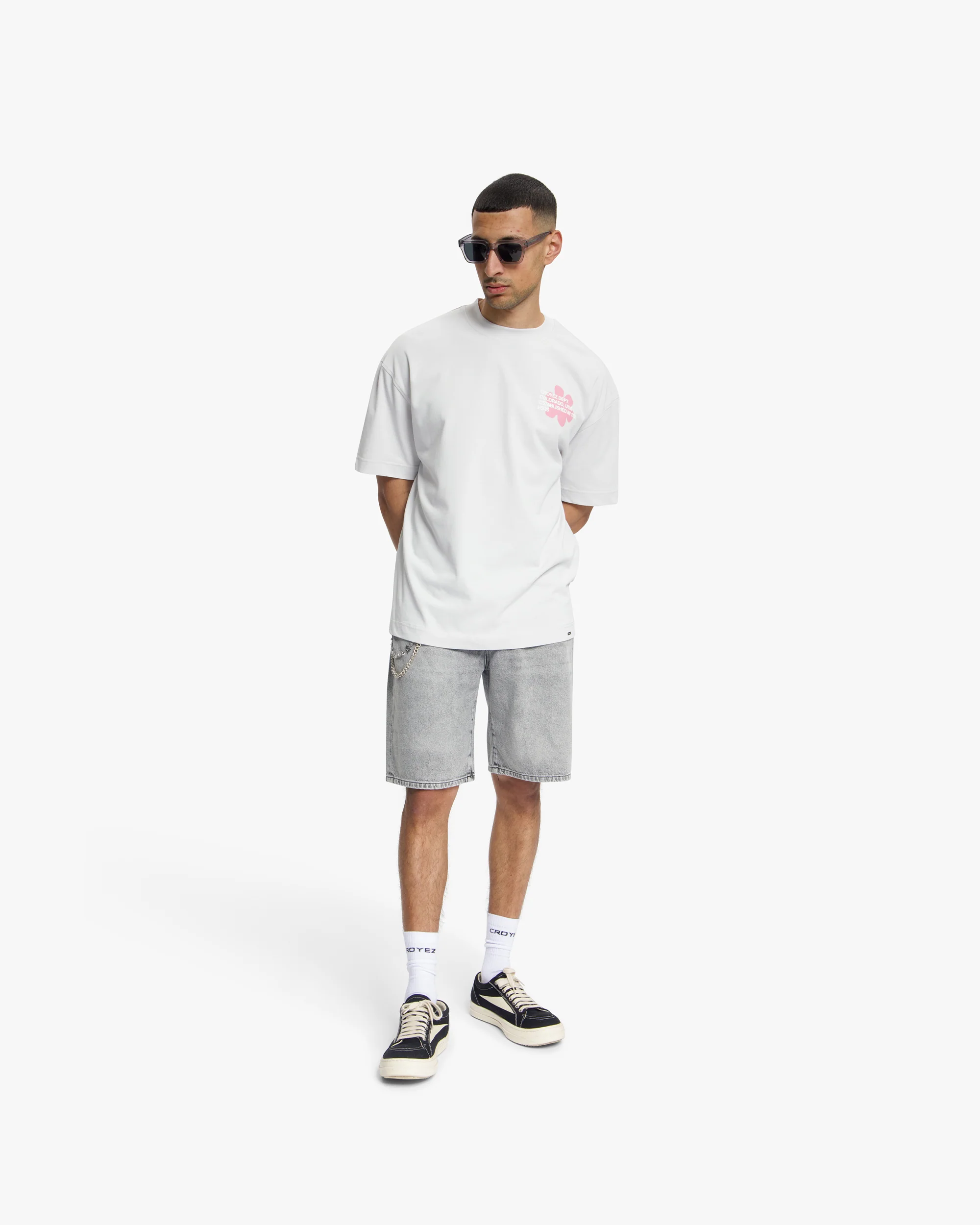 Croyez Silhouette T-Shirt | Light Grey - Image 5