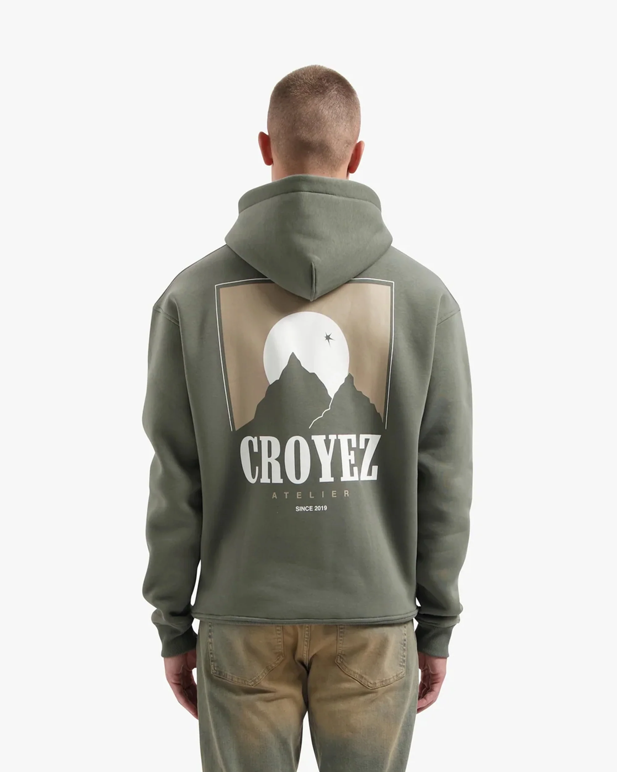 CROYEZ SLOPES HOODIE | DUSTY OLIVE - Image 4