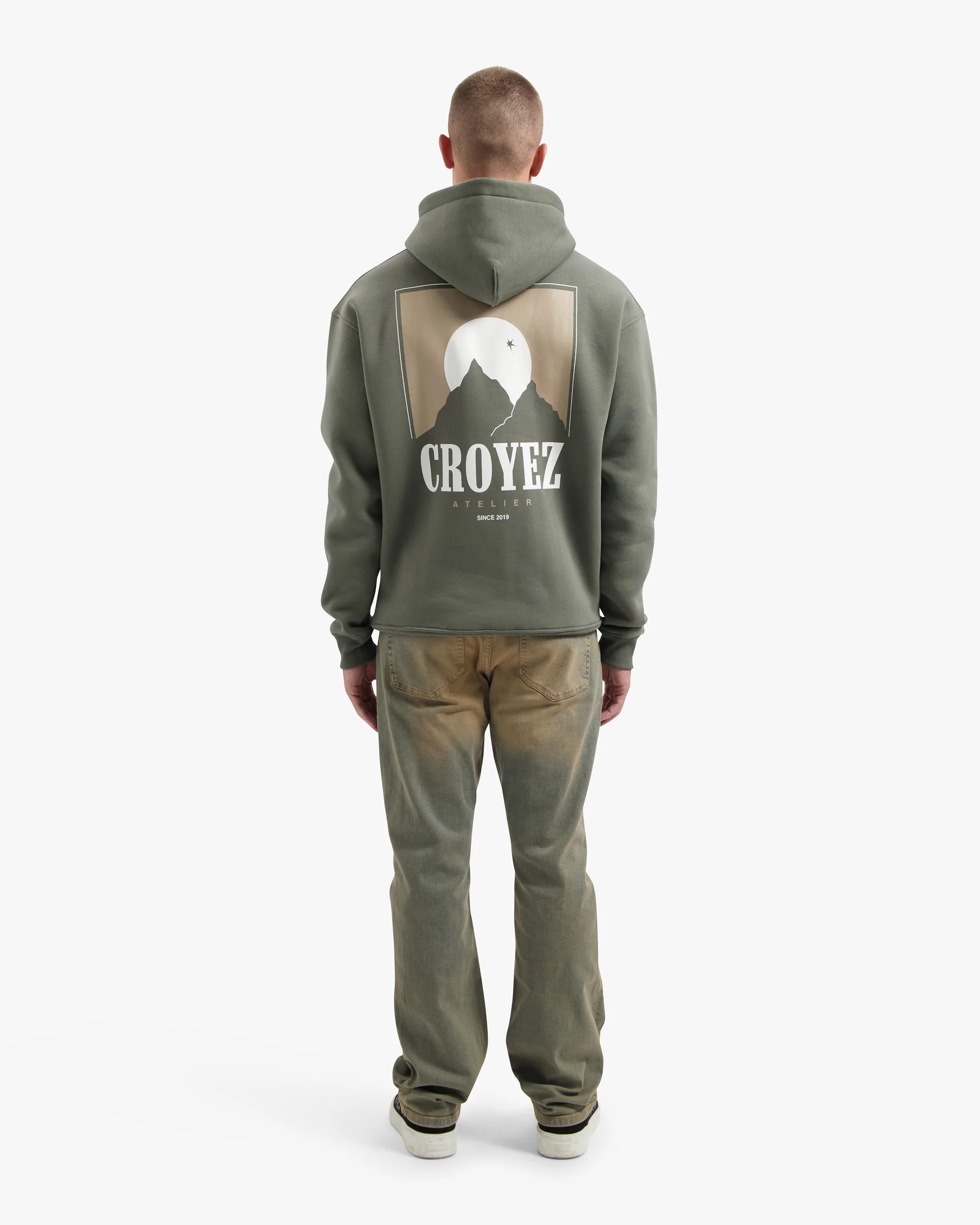 CROYEZ SLOPES HOODIE | DUSTY OLIVE - Image 6