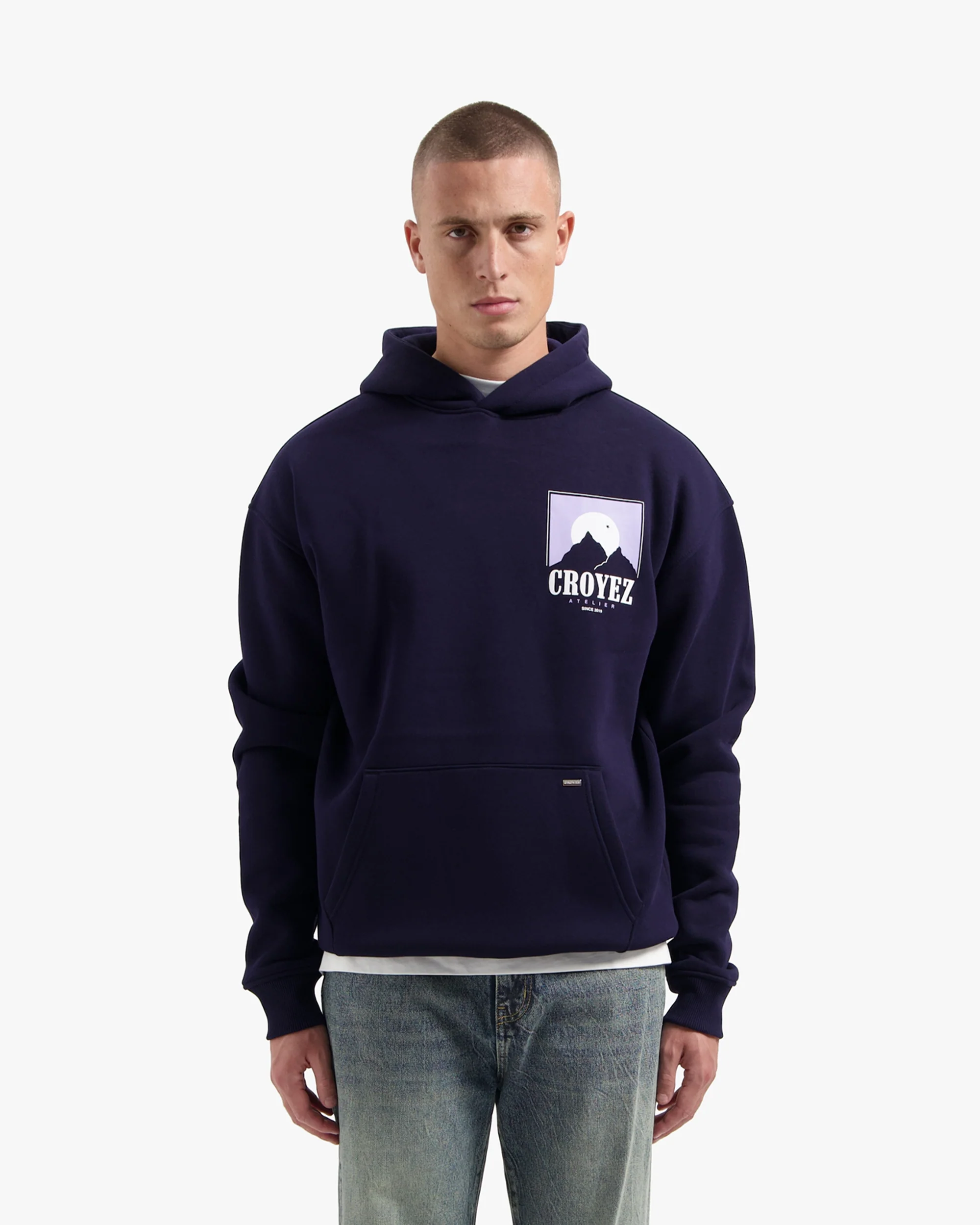 CROYEZ SLOPES HOODIE | NAVY - Image 3
