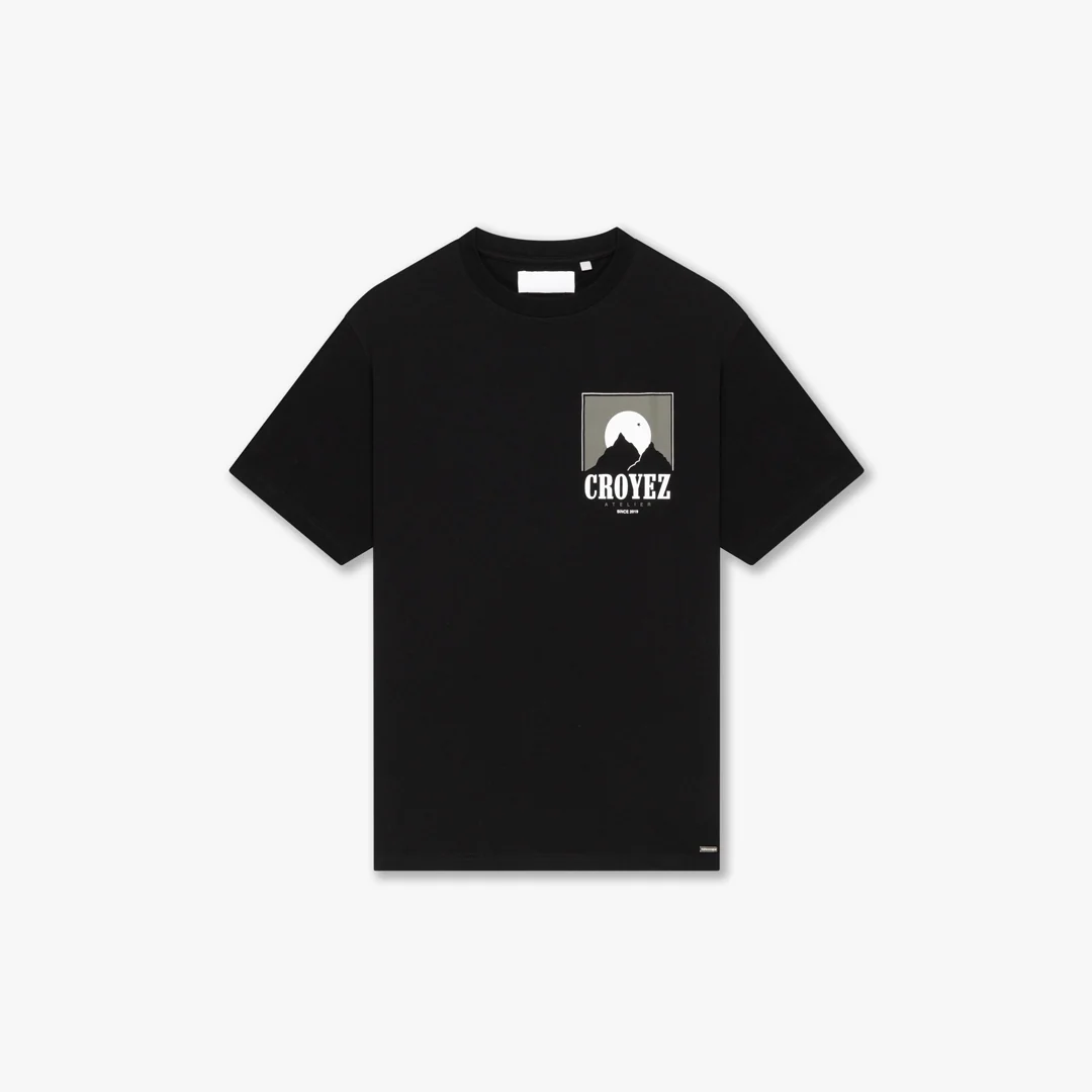 CROYEZ SLOPES T-SHIRT | BLACK