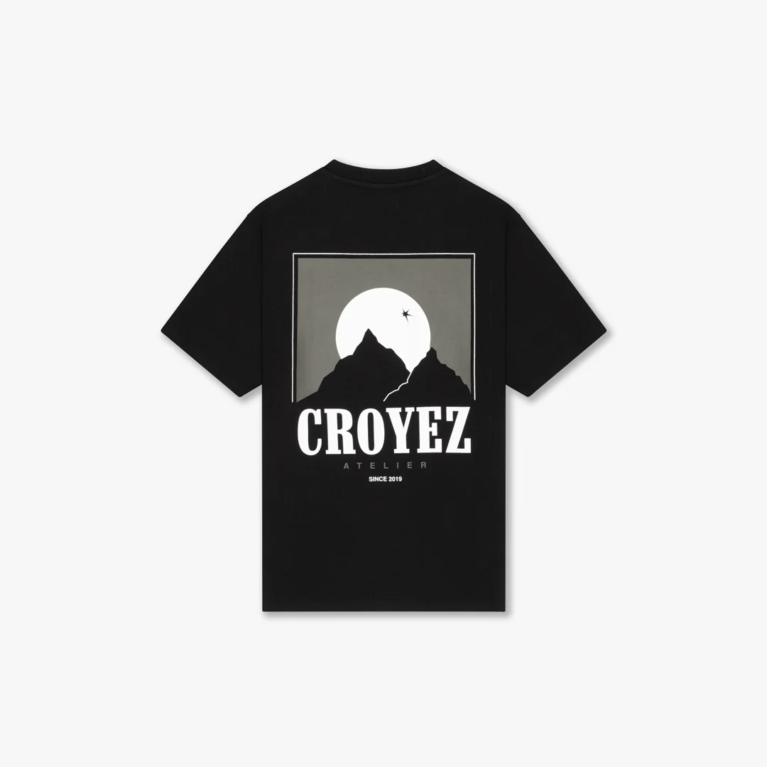 CROYEZ SLOPES T-SHIRT | BLACK - Image 2