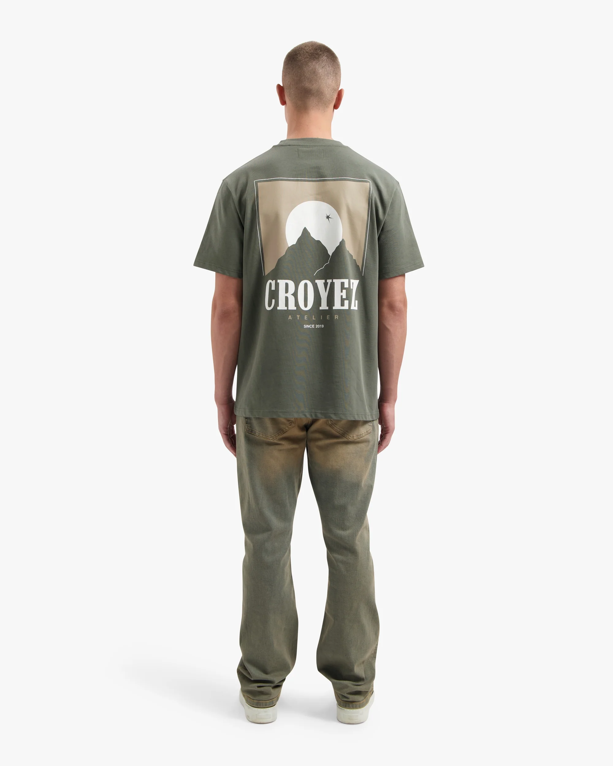 CROYEZ SLOPES T-SHIRT | DUSTY OLIVE - Image 6