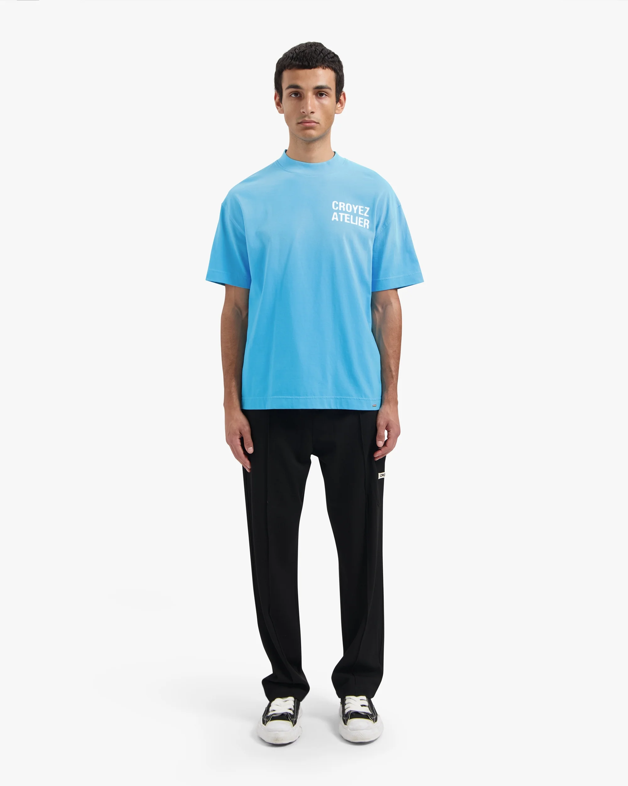 CROYEZ SPRAYED ATELIER T-SHIRT | BLUE - Image 5