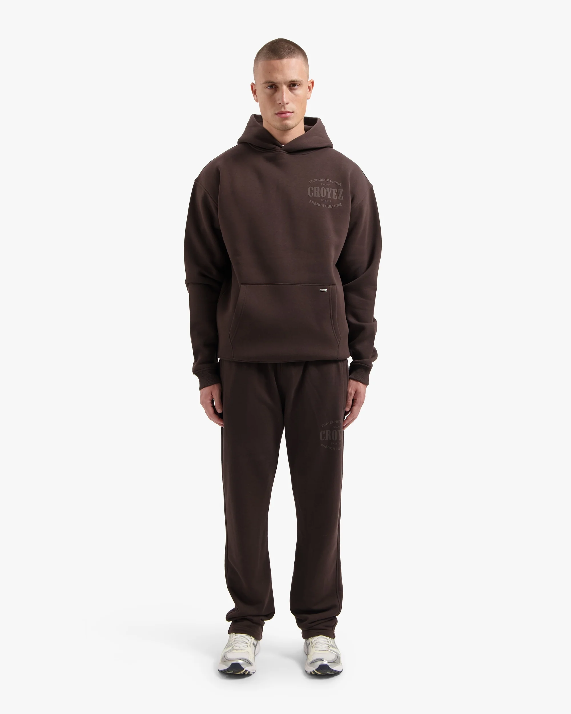 CROYEZ STAMP HOODIE | BROWN - Image 5