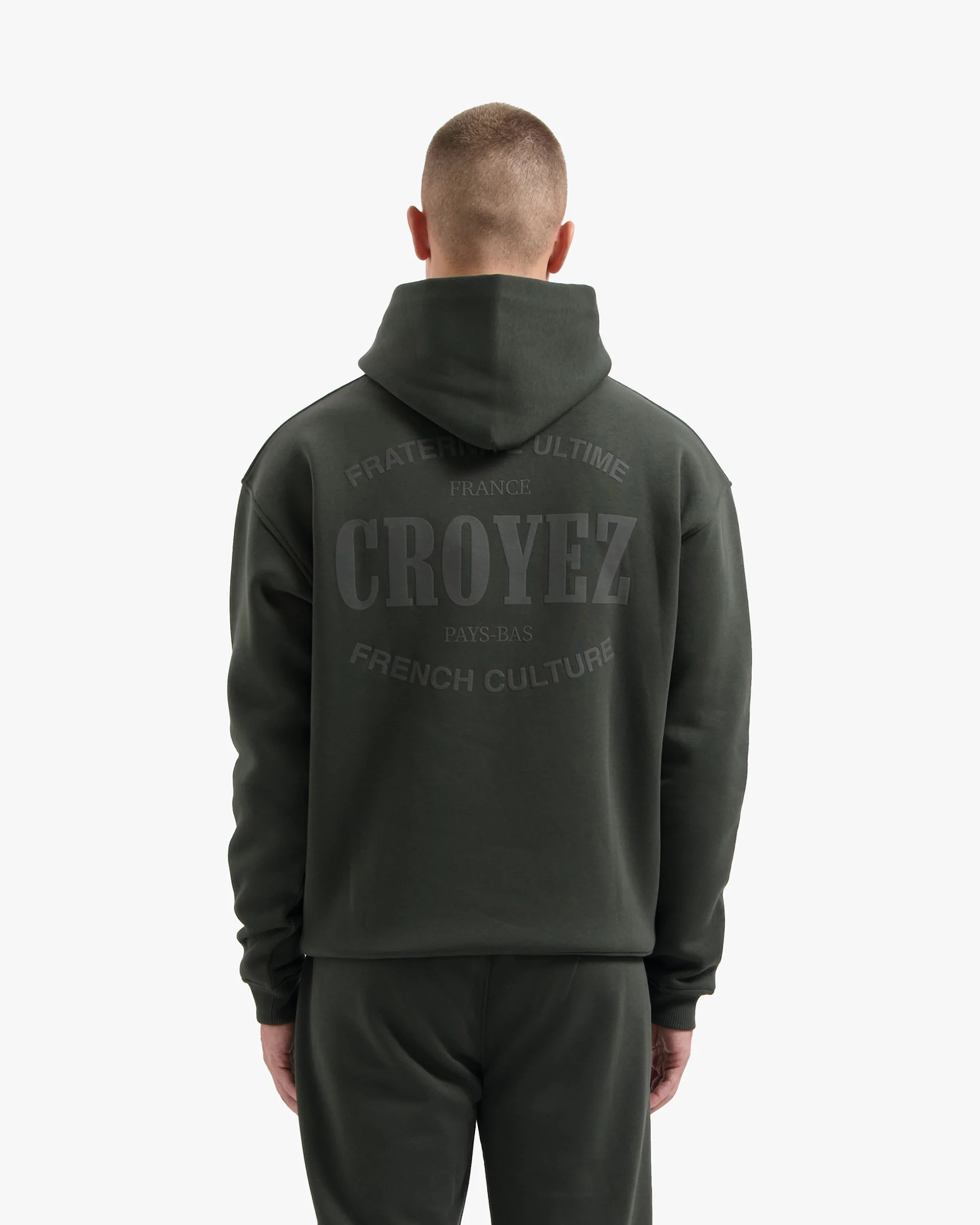 CROYEZ STAMP HOODIE | DARK GREEN - Image 4