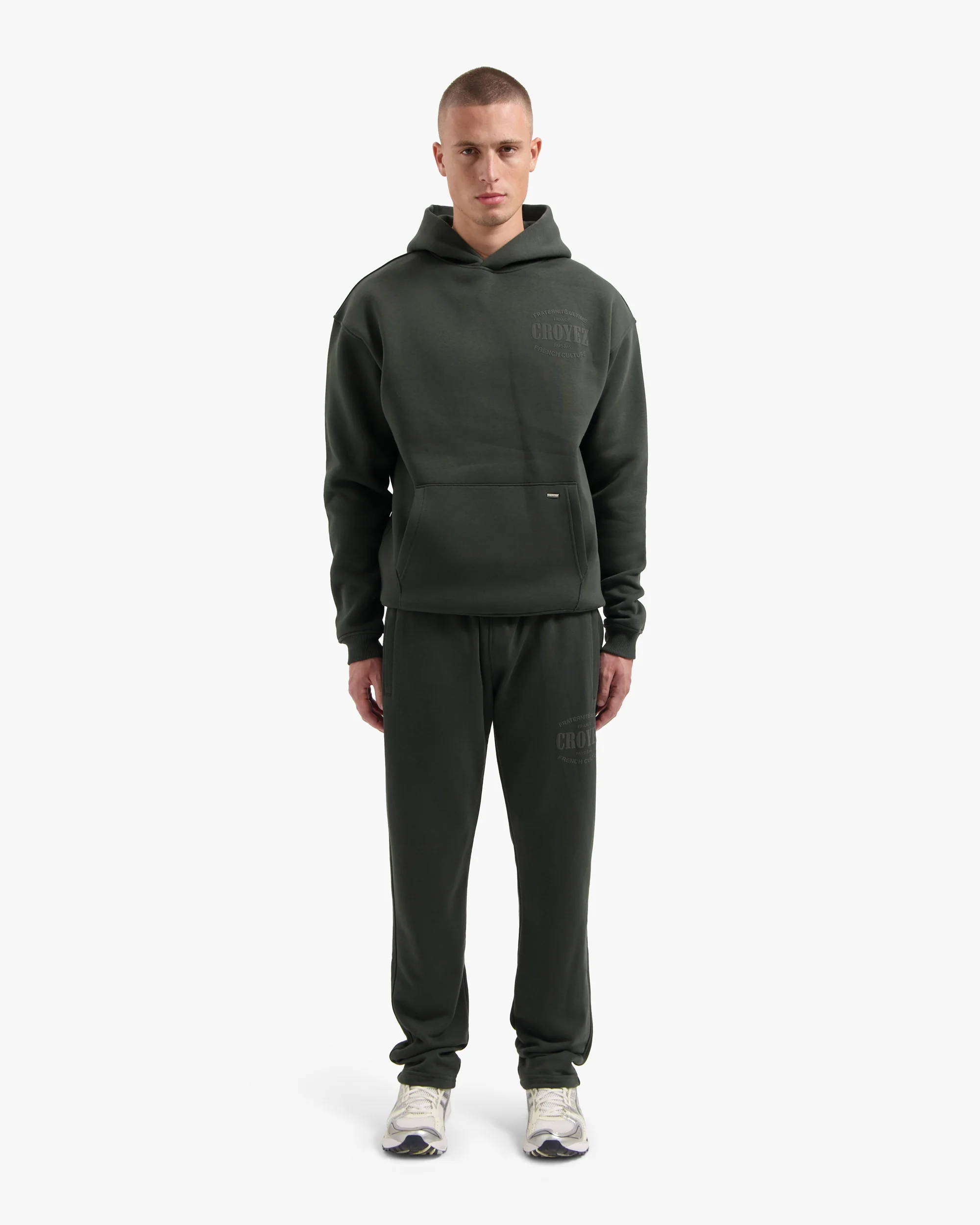 CROYEZ STAMP HOODIE | DARK GREEN - Image 5