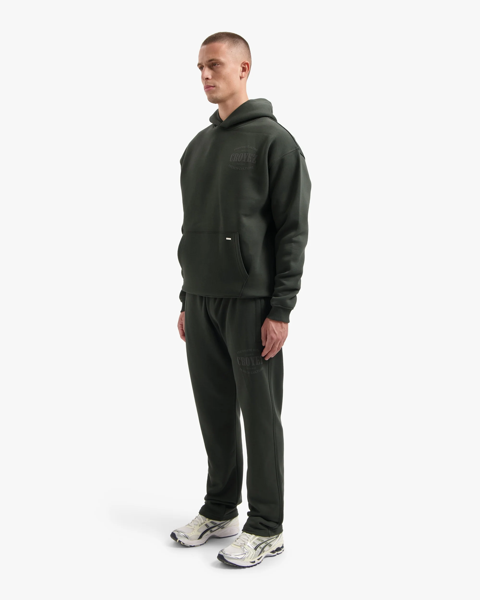 CROYEZ STAMP HOODIE | DARK GREEN - Image 7