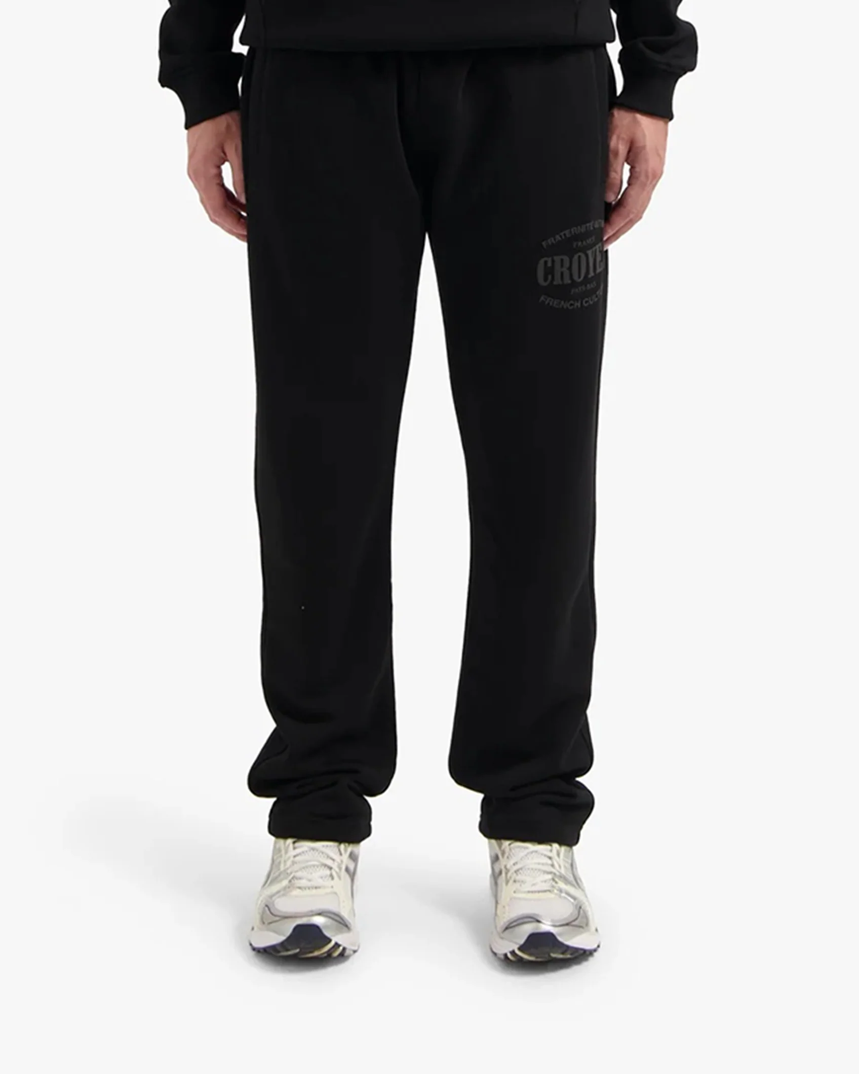 CROYEZ STAMP STRAIGHT LEG SWEATPANTS | BLACK - Image 3
