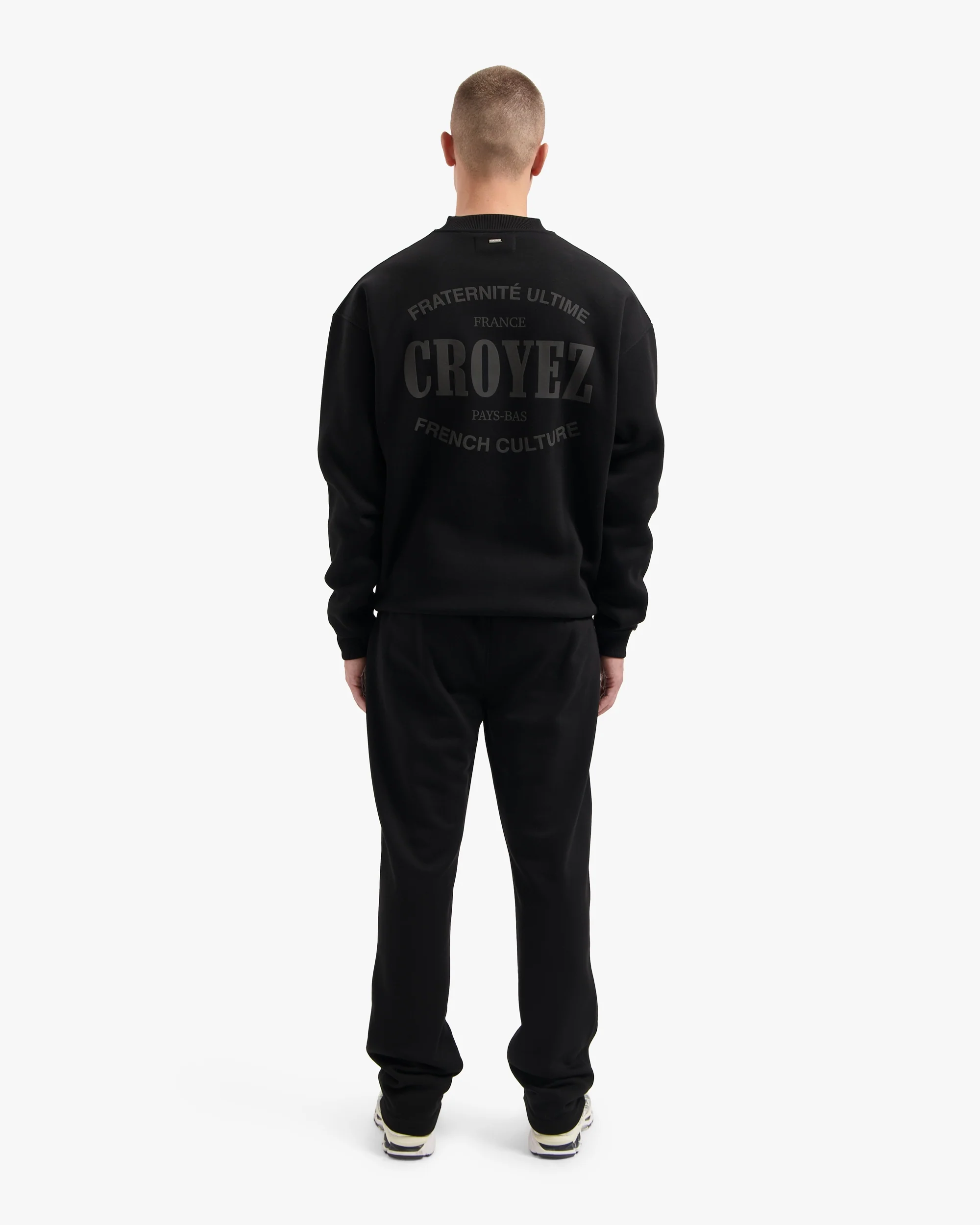CROYEZ STAMP SWEATER | BLACK - Image 6