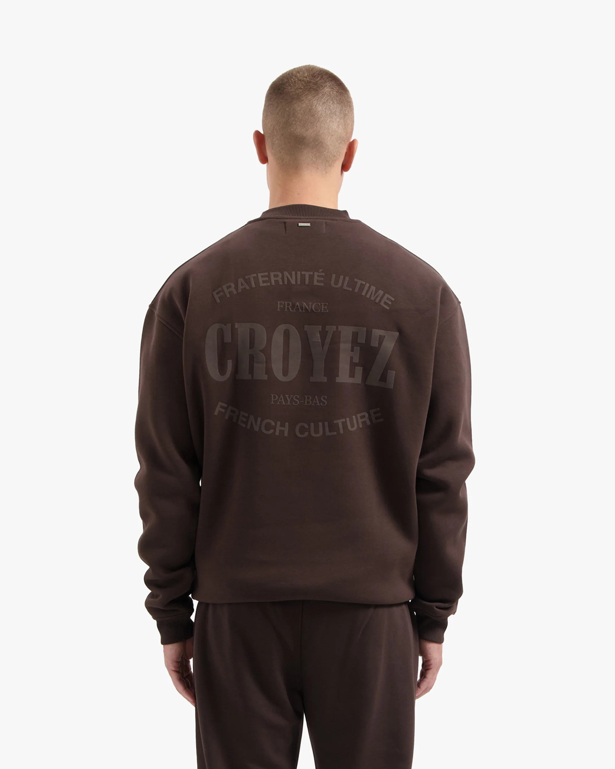 CROYEZ STAMP SWEATER | BROWN - Image 4