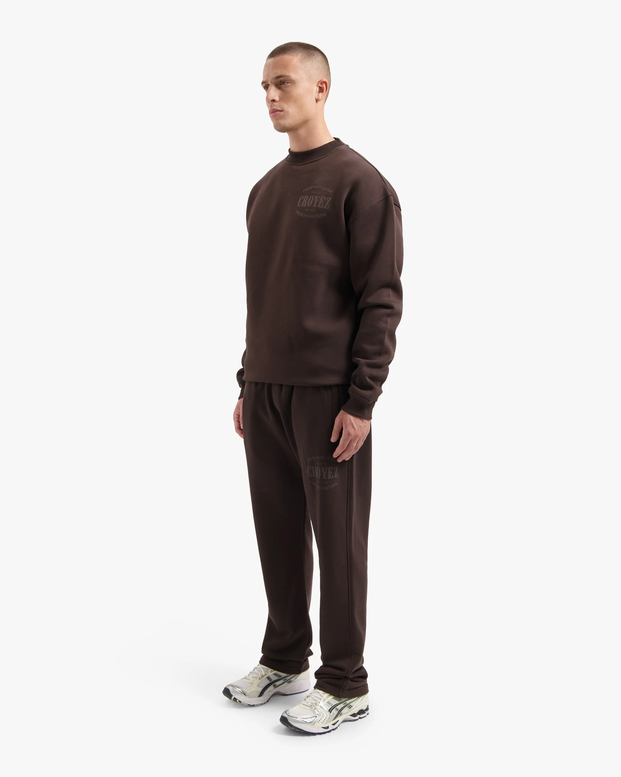 CROYEZ STAMP SWEATER | BROWN - Image 7