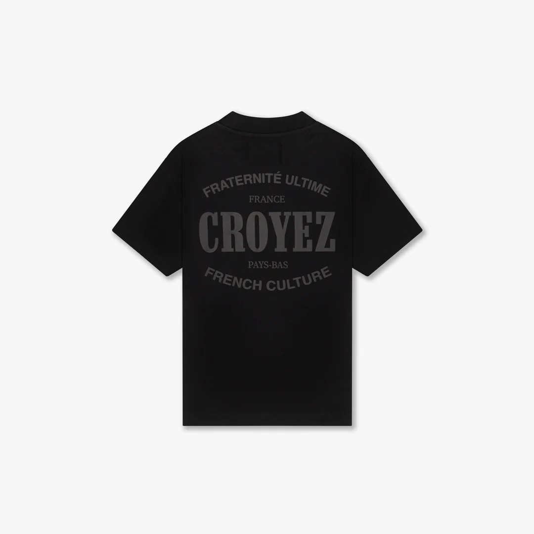 CROYEZ STAMP T-SHIRT | BLACK - Image 2