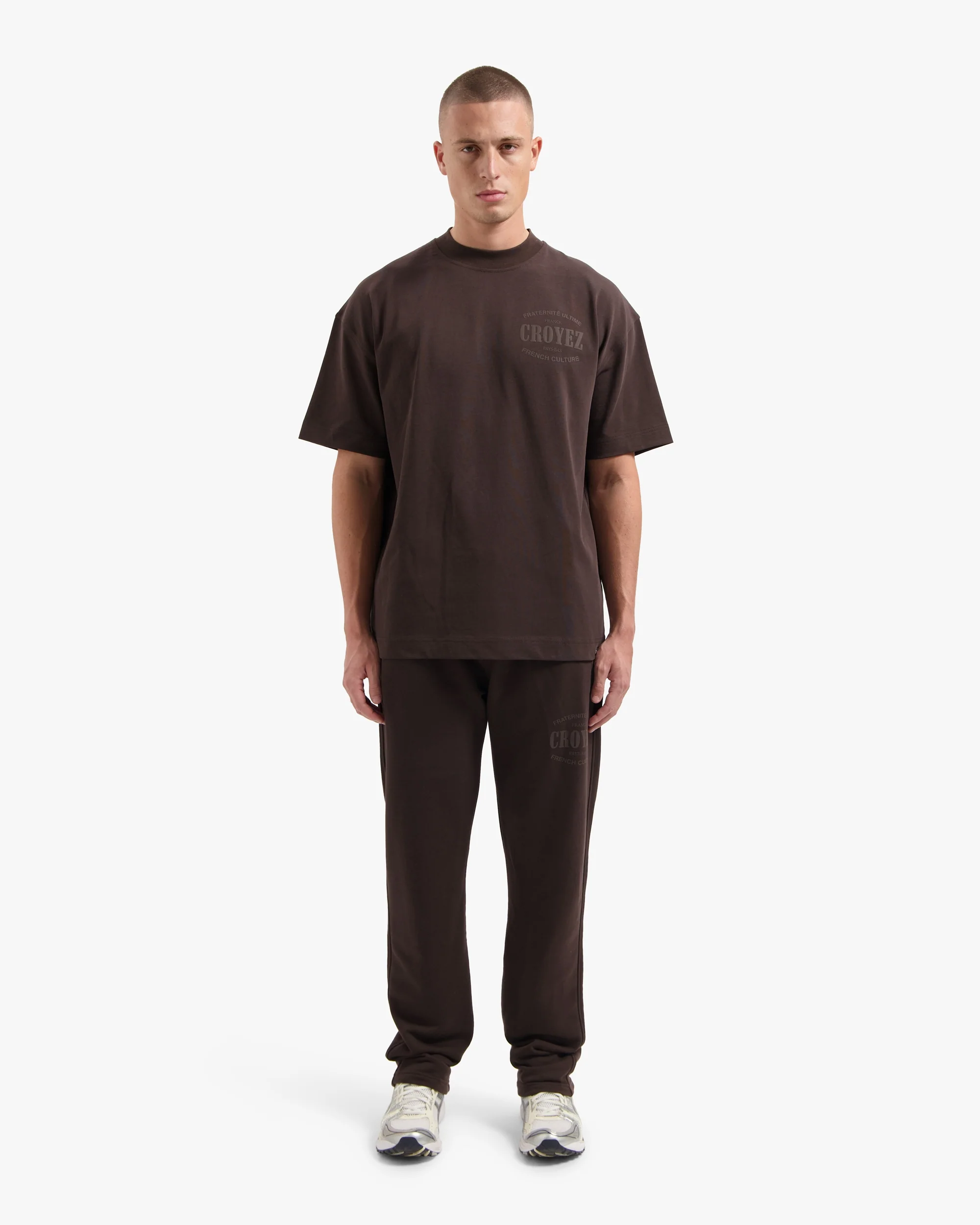 CROYEZ STAMP T-SHIRT | BROWN - Image 5