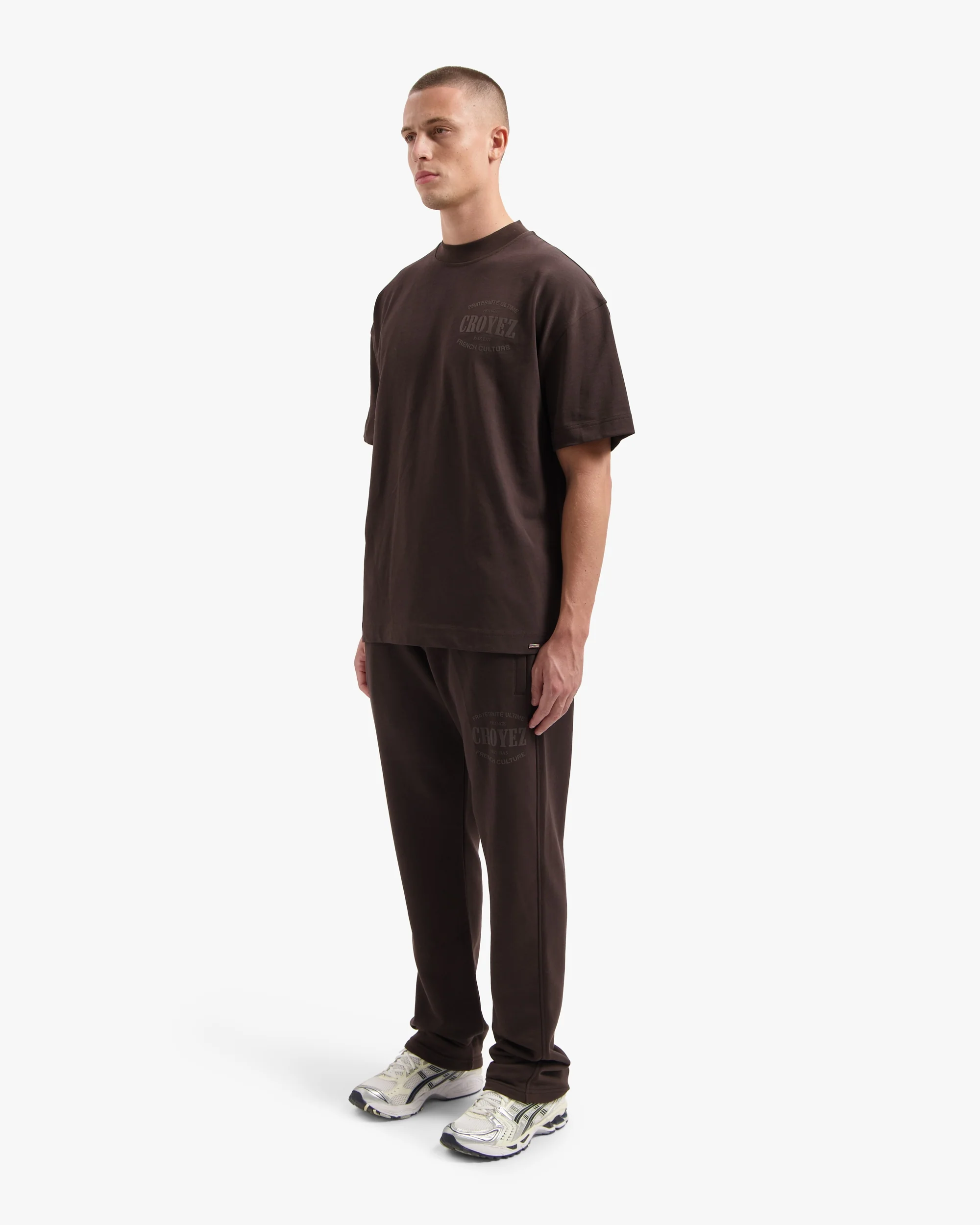 CROYEZ STAMP T-SHIRT | BROWN - Image 7