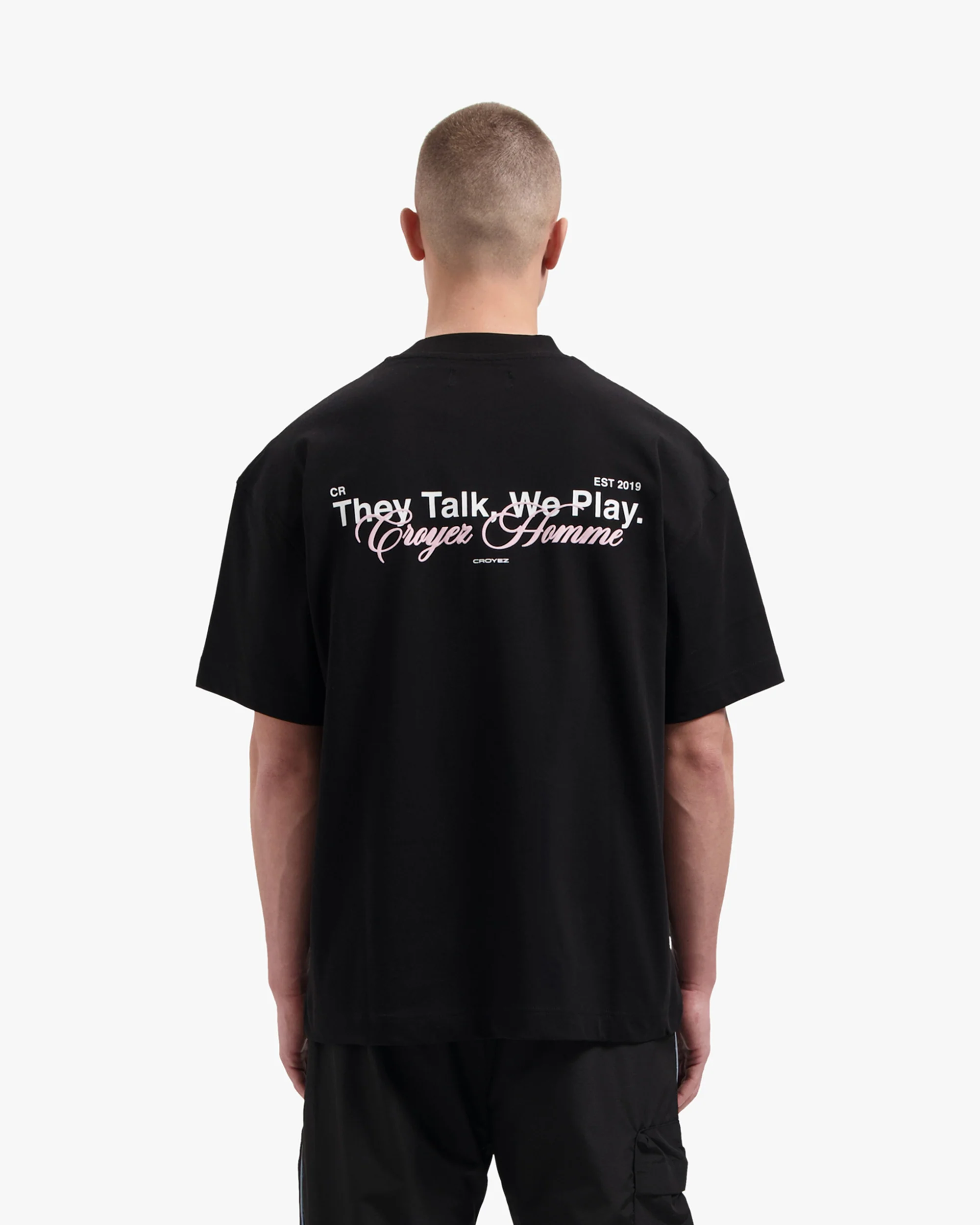 Croyez Talk And Play T-Shirt | Black - Image 4