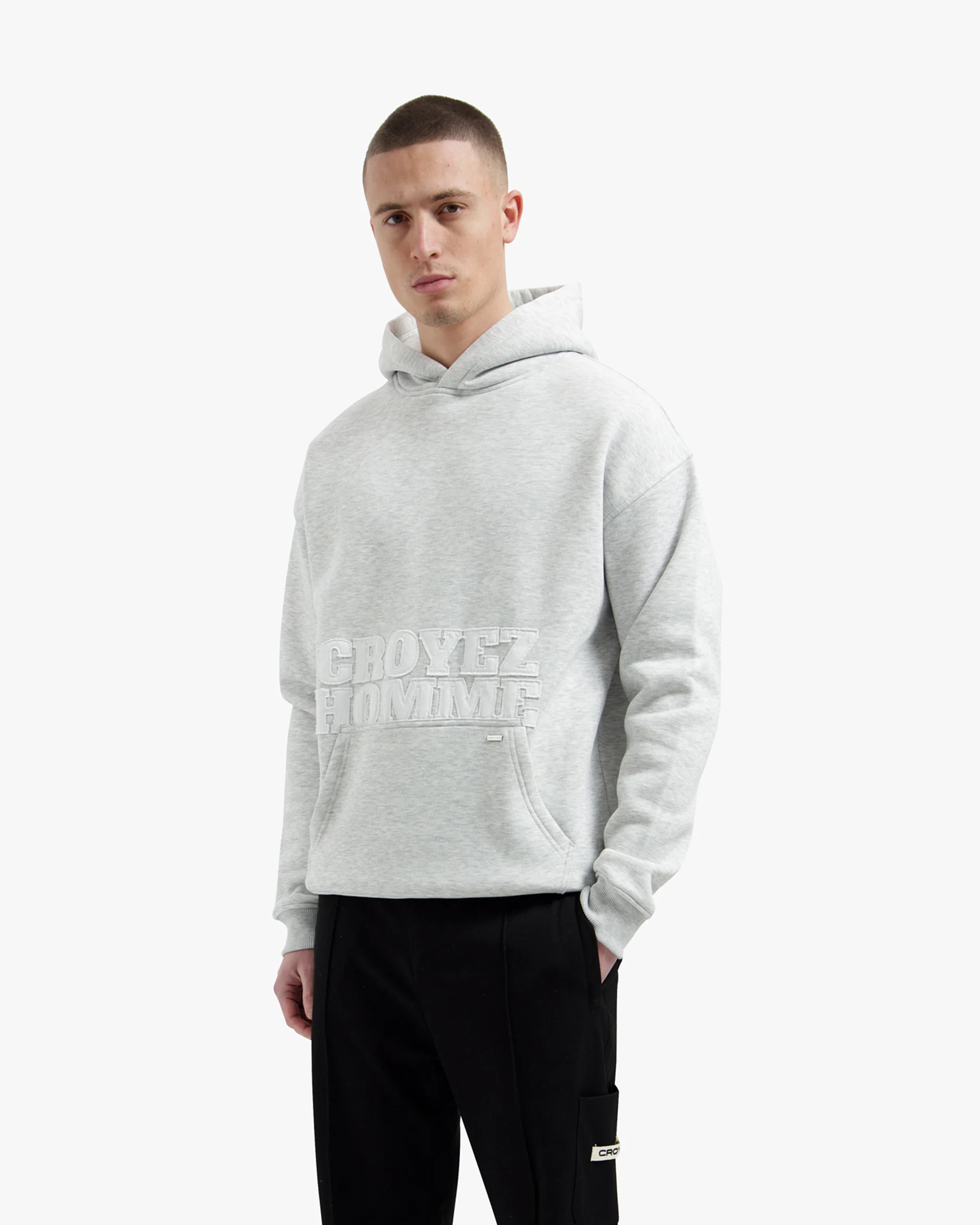 Croyez University Hoodie | Grey Melange - Image 3
