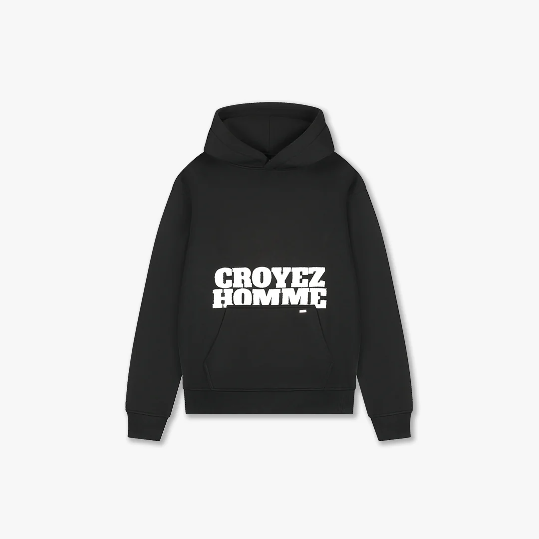 Croyez University Hoodie | Vintage Black