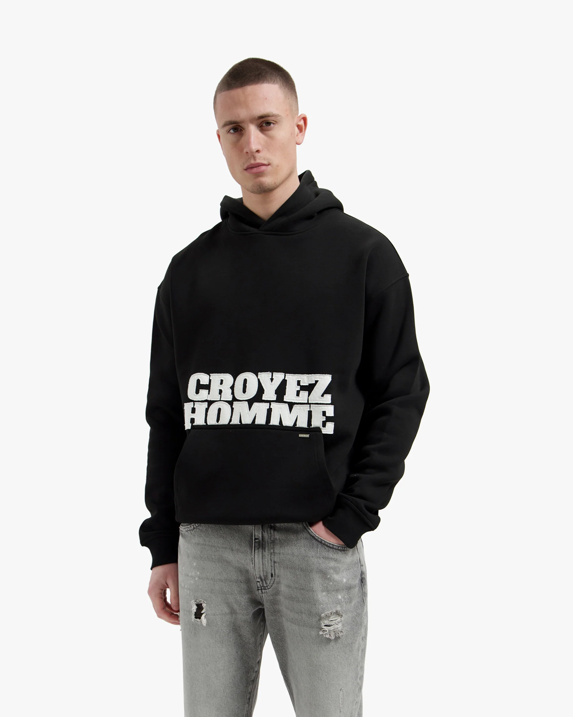 Croyez University Hoodie | Vintage Black - Image 3