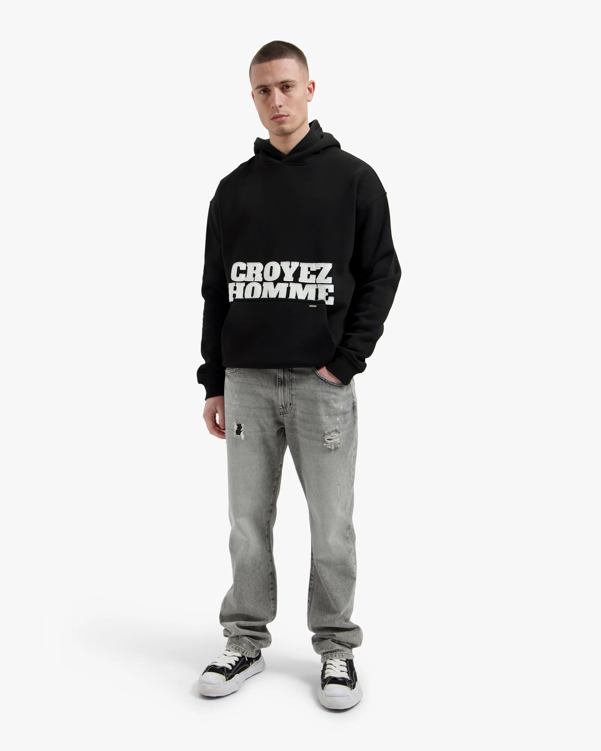 Croyez University Hoodie | Vintage Black - Image 5