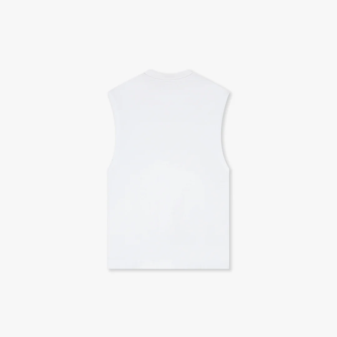 Croyez Winners Sleeveless T-Shirt | White - Image 2