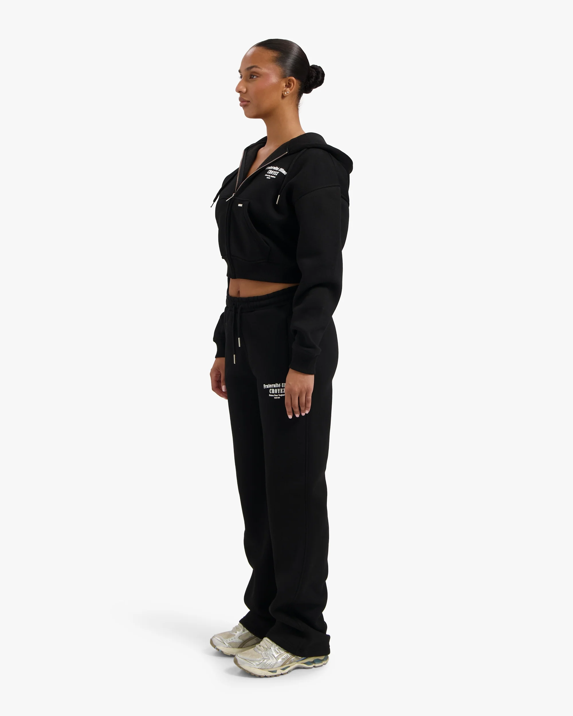 CROYEZ WOMEN FRATERNITÉ SWEATPANTS | BLACK - Image 7